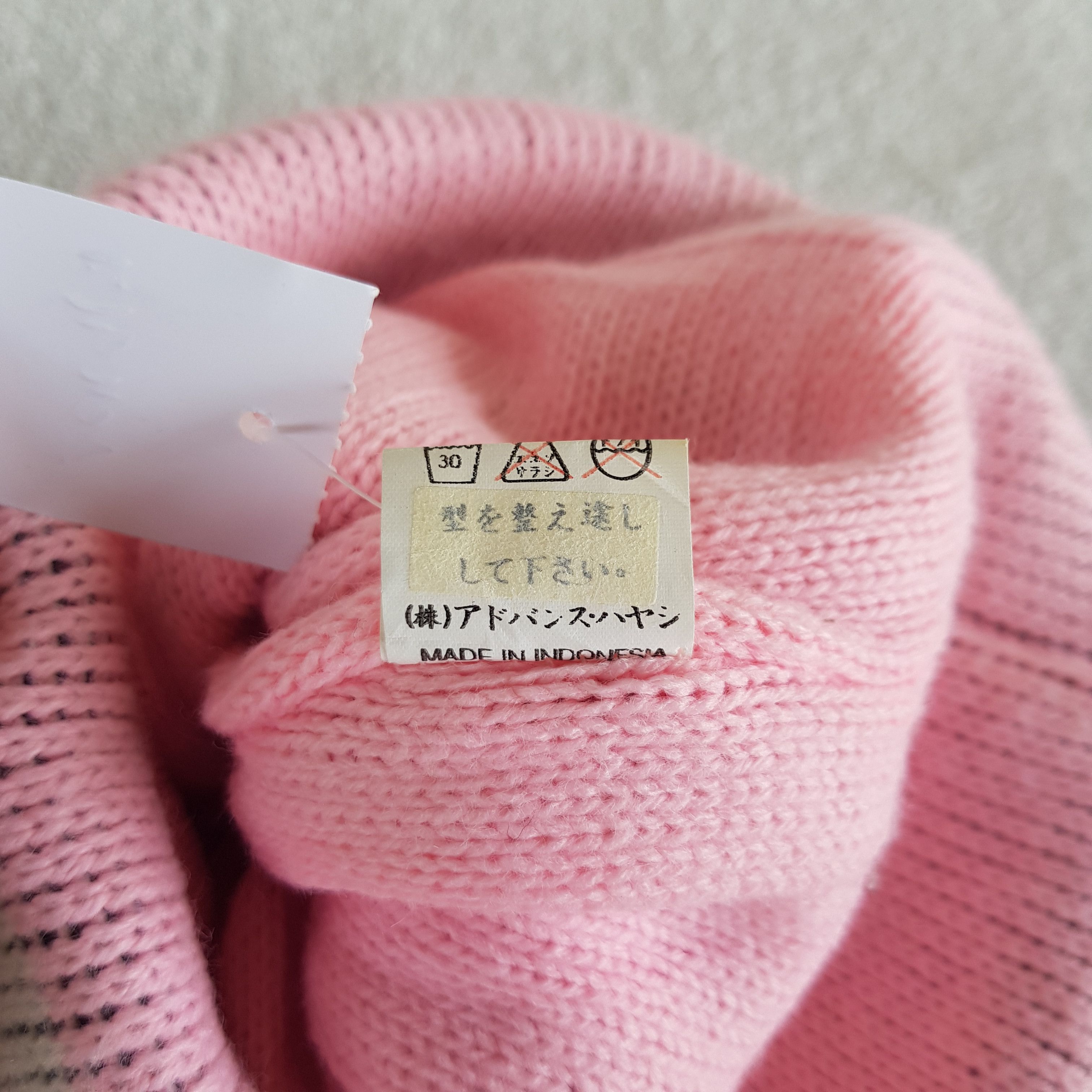 Japanese Brand Vintage Bear Funny Beanie Fair Isle Knit Snow Caps Hats. Size ONE SIZE - 7 Thumbnail