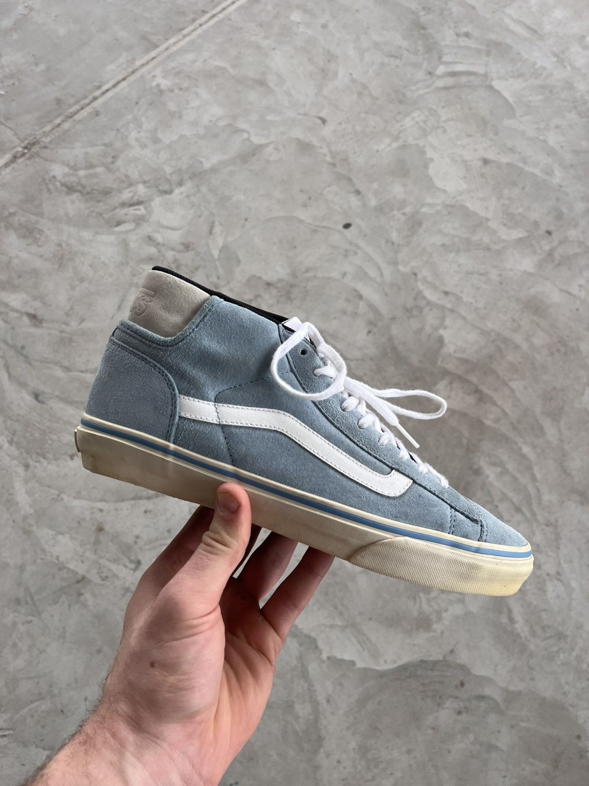 Vans Vintage Rare Vans California Suede Mid Blue Sneakers sk8 y2k Size US 9 / EU 42 - 1 Thumbnail