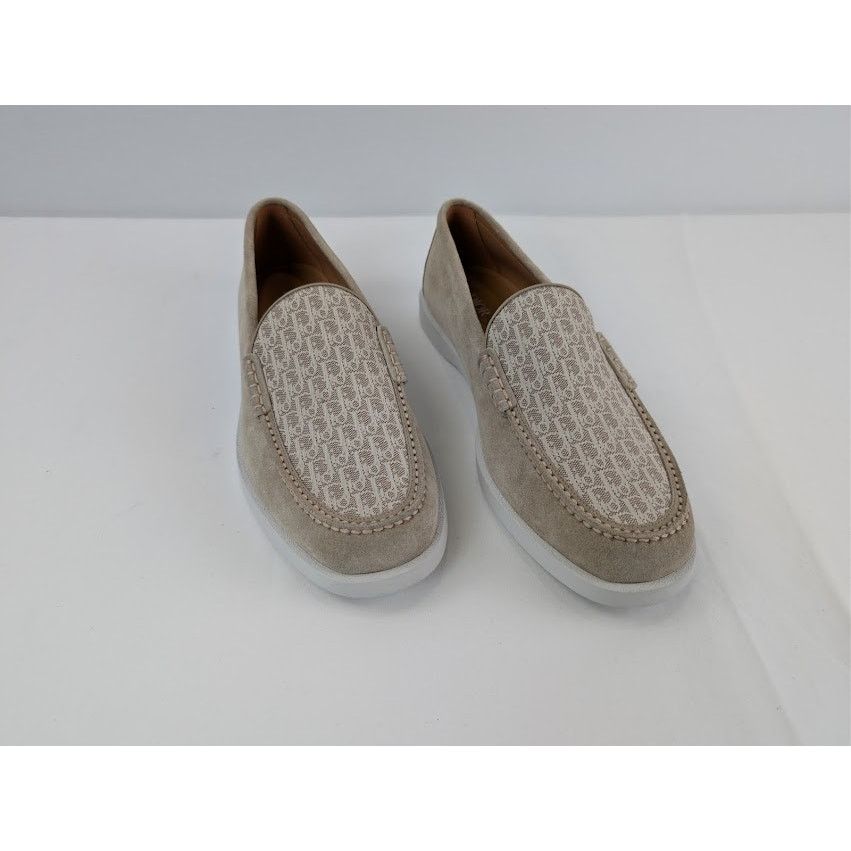 Dior o1rshd1 Canvas Granville Clean Loafers Boots in Beige 46 Size US 13 / EU 46 - 6 Thumbnail
