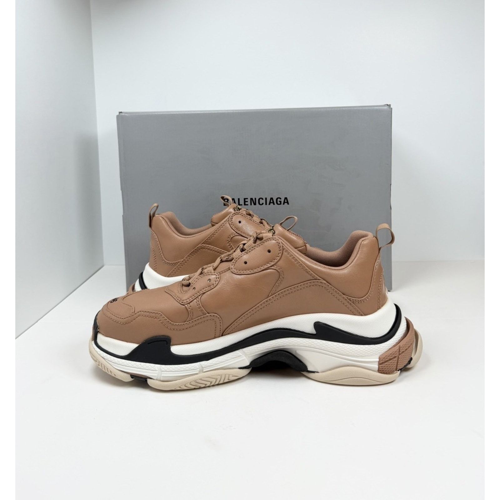 Balenciaga Size 46EU/13US- Balenciaga Triple S Beige NEW Size US 13 / EU 46 - 6 Thumbnail