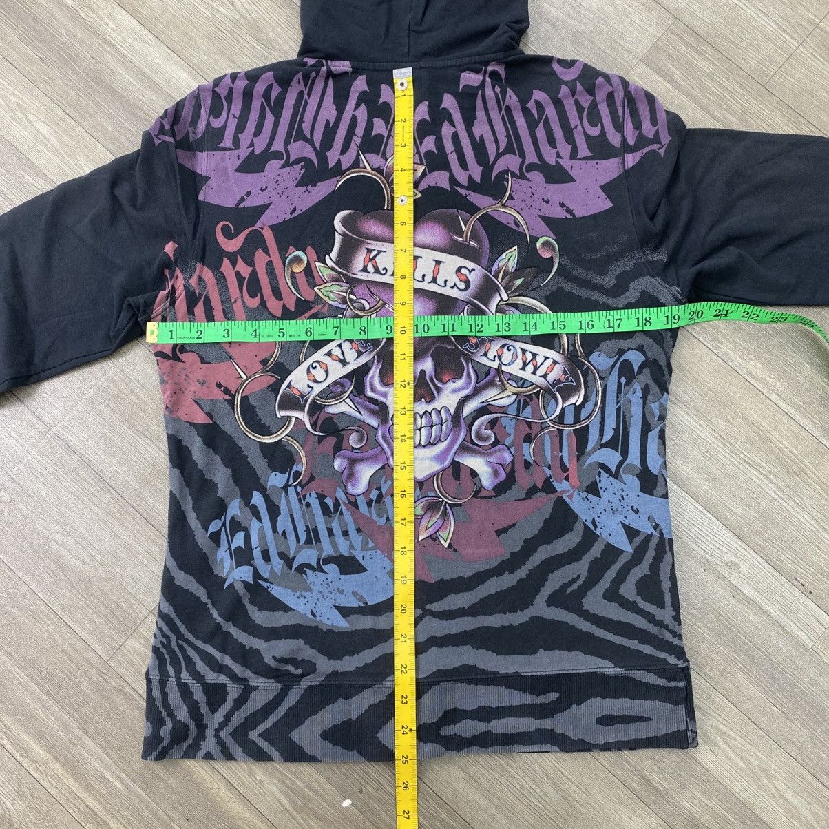 Ed Hardy Vintage Ed Hardy Love Kills Slowly Y2K Zip-Up Hoodie Size US M / EU 48-50 / 2 - 19 Thumbnail