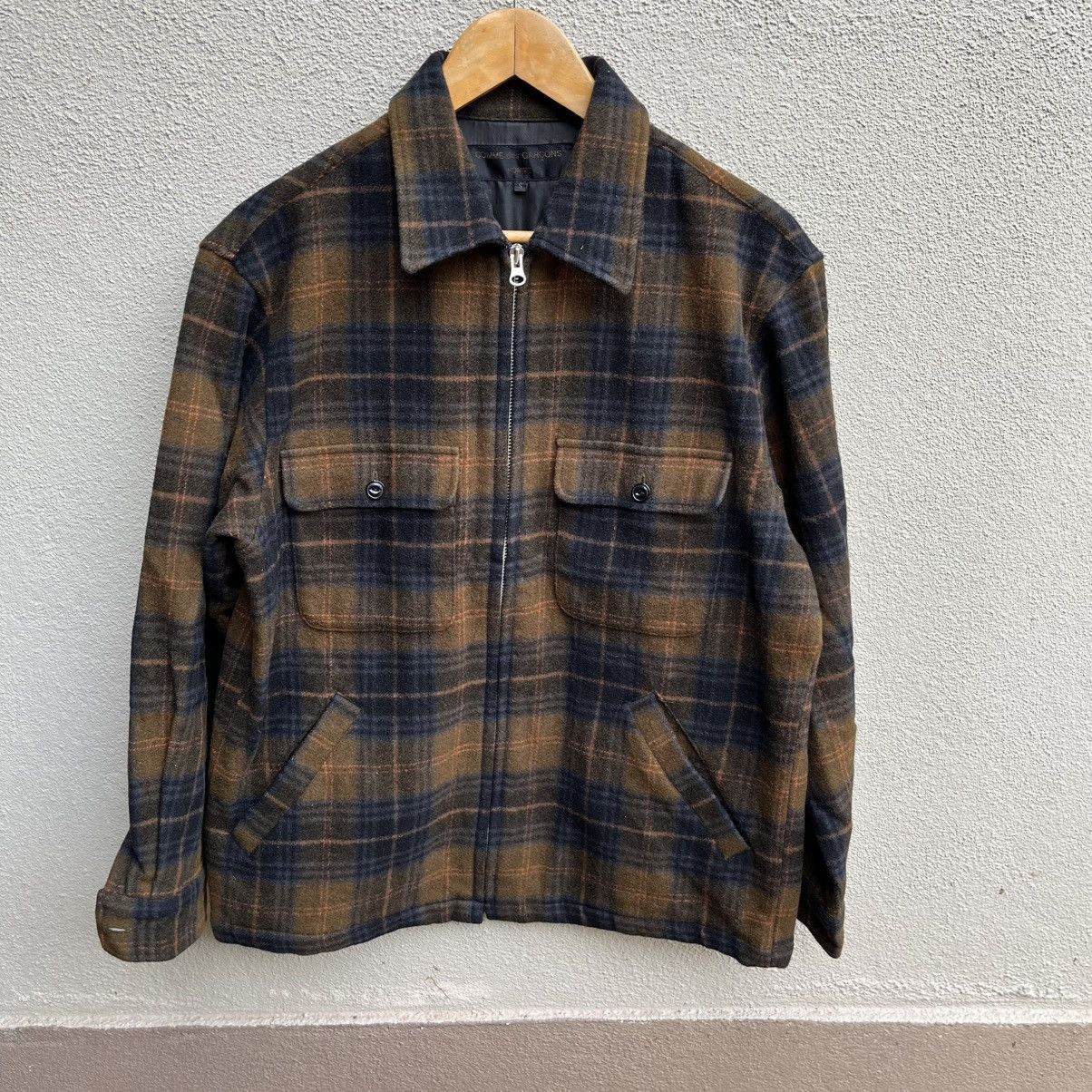 Vintage COMME DES GARCONS shadow plaid jacket