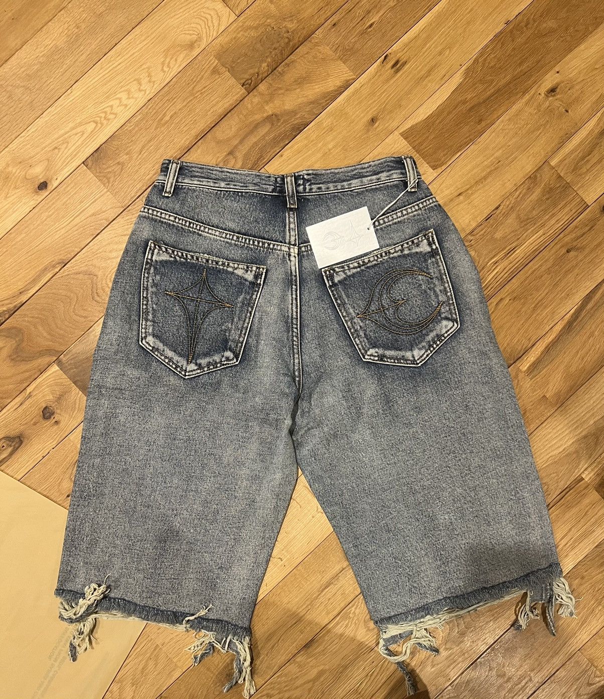 THUG CLUB DOUBLE KNEE DAMAGE JORTS