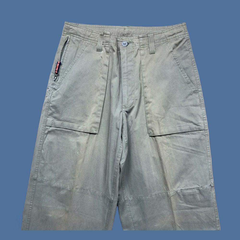 Gap VINTAGE GAP Pants Mens Green Military Paratrooper Baggy Sz S - 31X29 - READ Size US 31 - 1 Thumbnail