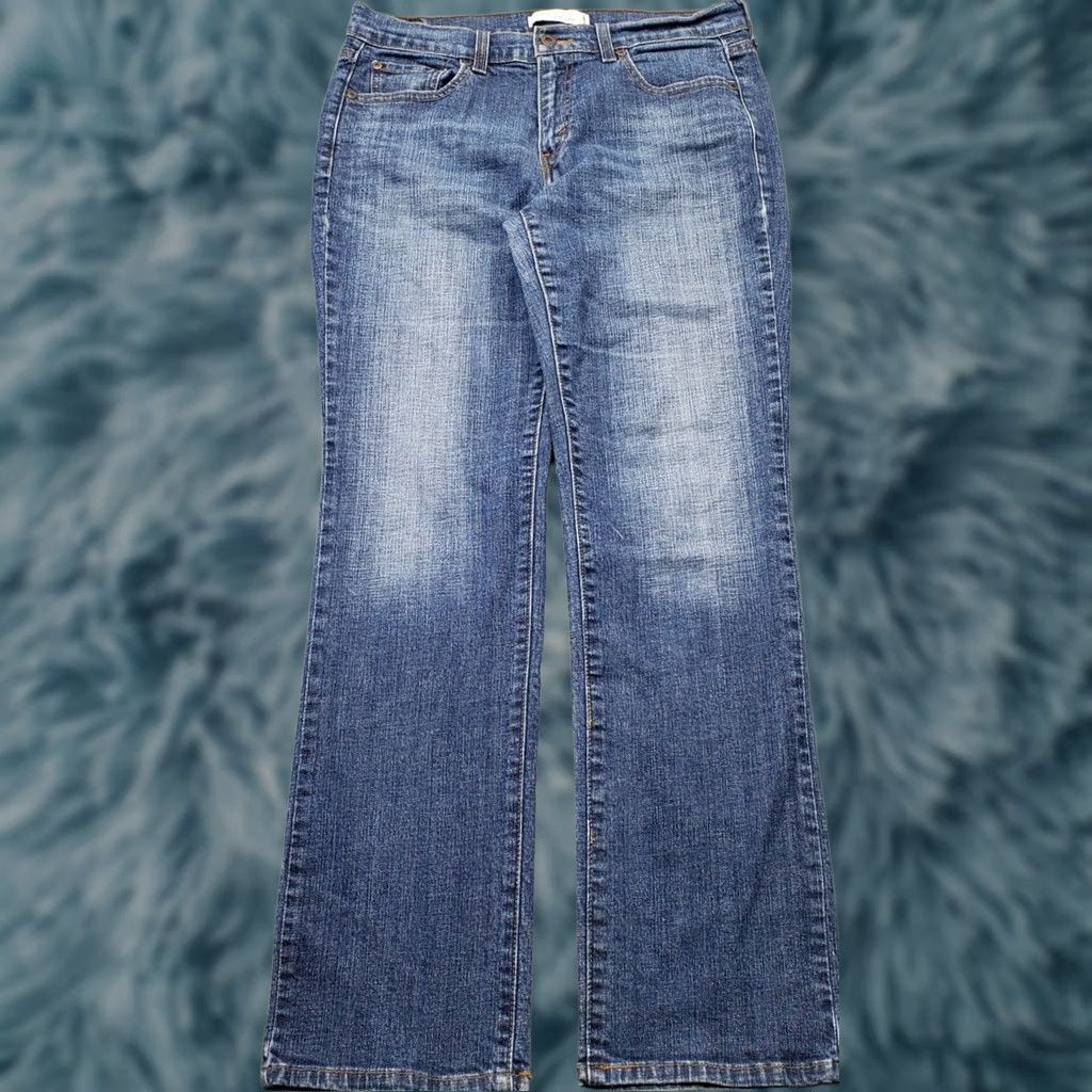 Levi's Levi's 505 Straight Leg Jeans Womens 10 Blue Denim Red Tab Faded Streetwear Jeans Size 32" / US 10 / IT 46 - 1 Thumbnail