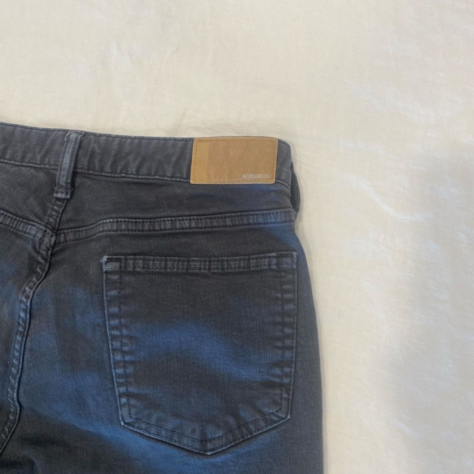 Bonobos Bonobos Men's Athletic Fit Black Jeans - 34x32 Size US 34 / EU 50 - 7 Thumbnail