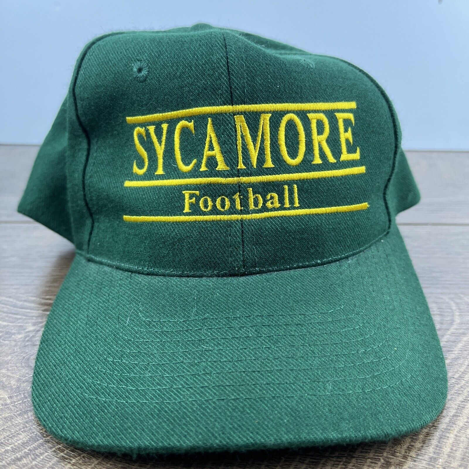 Other Sycamore Footballl Hat Sycamore Green Hat Snapback Adjustabl Size ONE SIZE - 4 Thumbnail