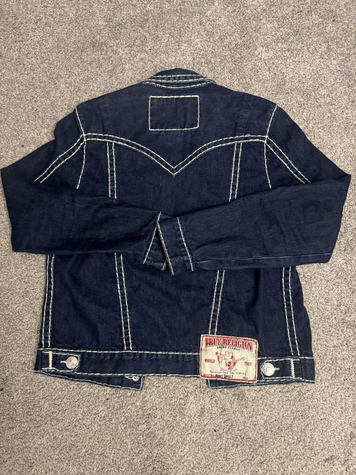 True Religion True Religion Jimmy Super T Denim Jacket Size US M / EU 48-50 / 2 - 2 Thumbnail