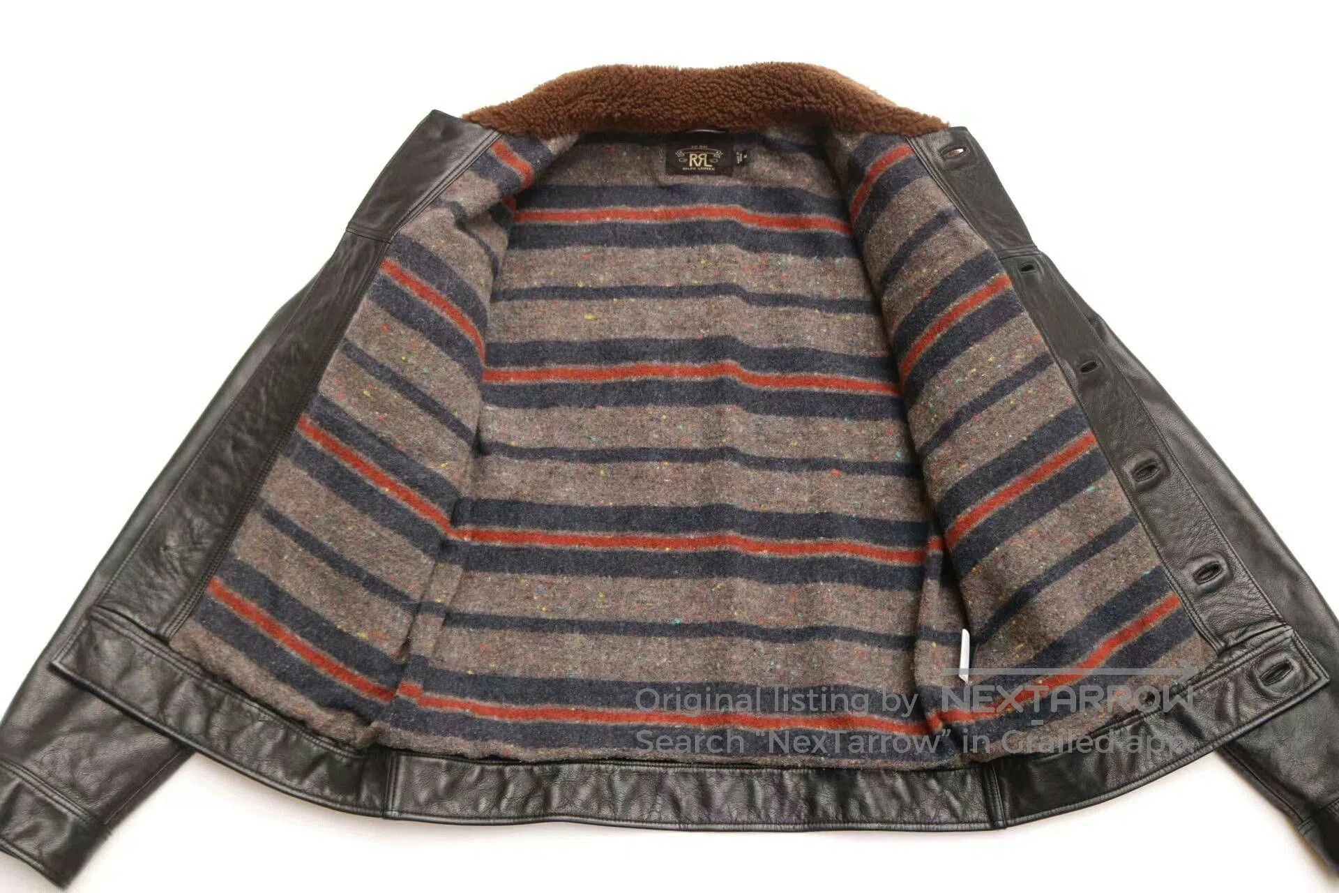 RRL Ralph Lauren RRL Vintage Distressed Leather Jacket. Size US M / EU 48-50 / 2 - 3 Thumbnail