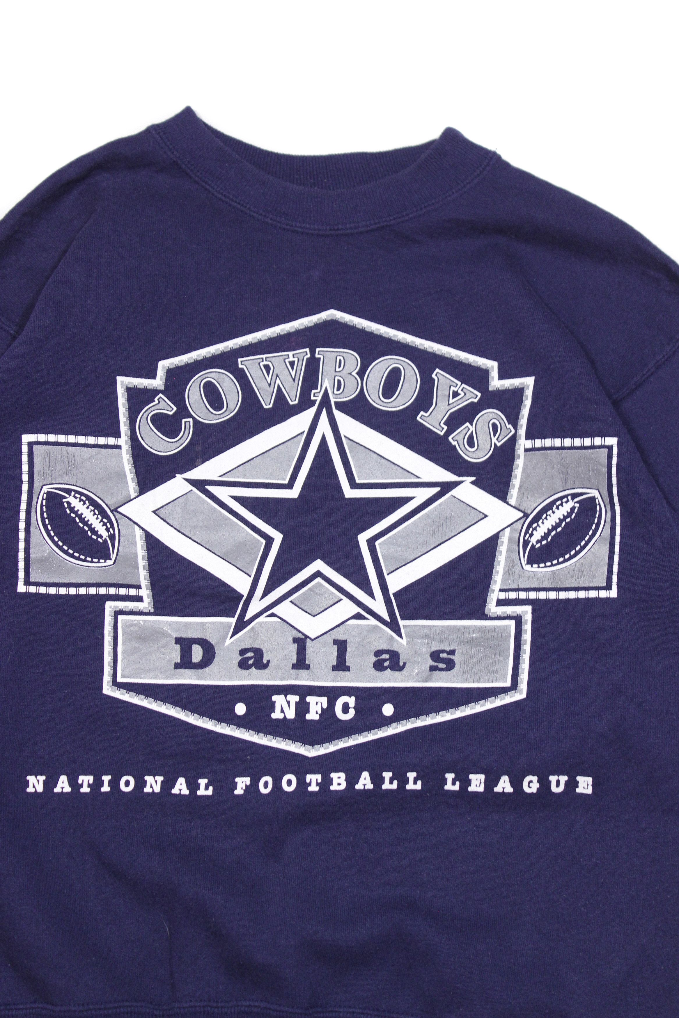 NFL 90S Dallas Cowboys Big Logo Sweatshirt Size US M / EU 48-50 / 2 - 3 Thumbnail