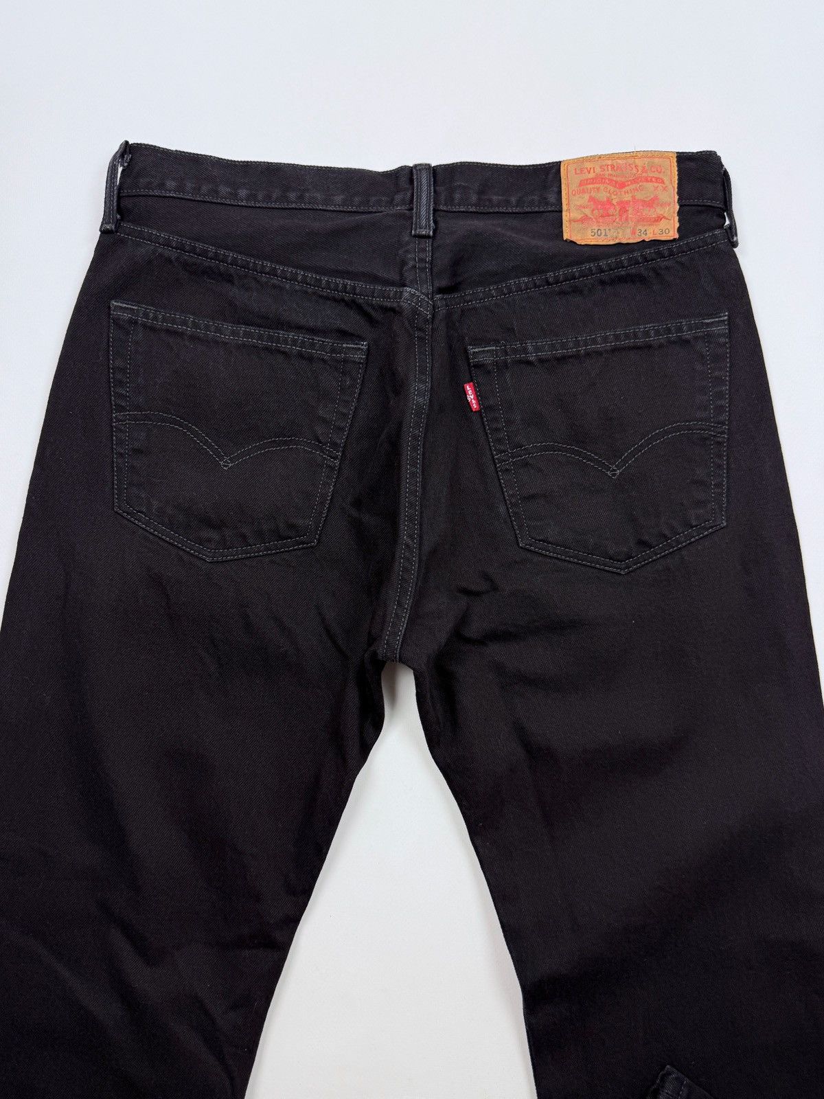 Levi's Levi’s 501 Straight Fit Black Denim Jeans 34X30 Size US 34 / EU 50 - 6 Thumbnail