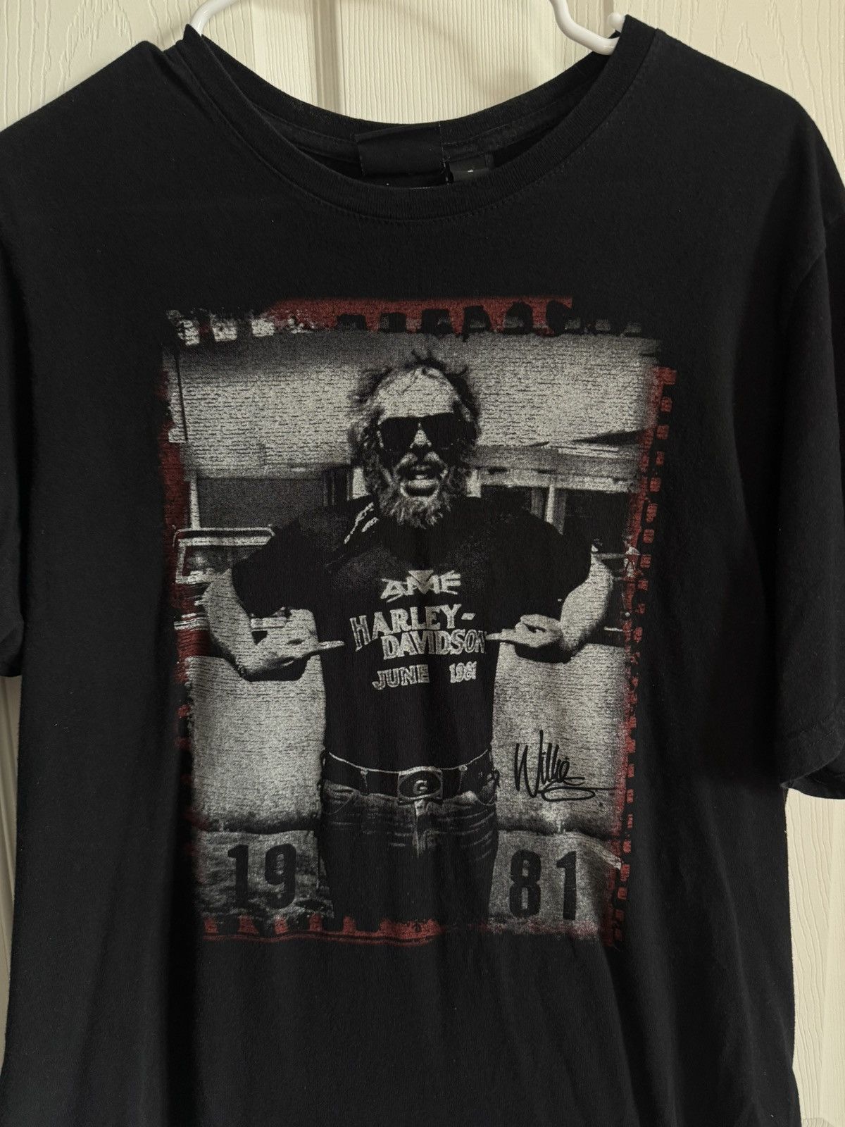 Harley Davidson Vintage 1981 Harley-Davidson T-Shirt – Willie G. Davidson Size US L / EU 52-54 / 3 - 1 Thumbnail
