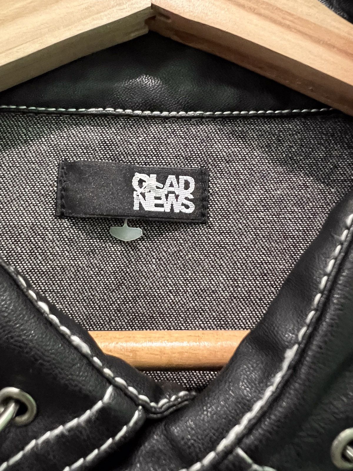 Japanese Brand Japanese Brand Glad News Punk Rock Style Denim Jacket Size M / US 6-8 / IT 42-44 - 4 Thumbnail