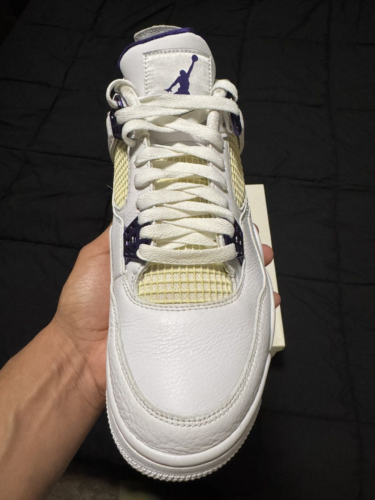 Nike Air Jordan 4 Metallic Purple Size US 10.5 / EU 43-44 - 5 Thumbnail