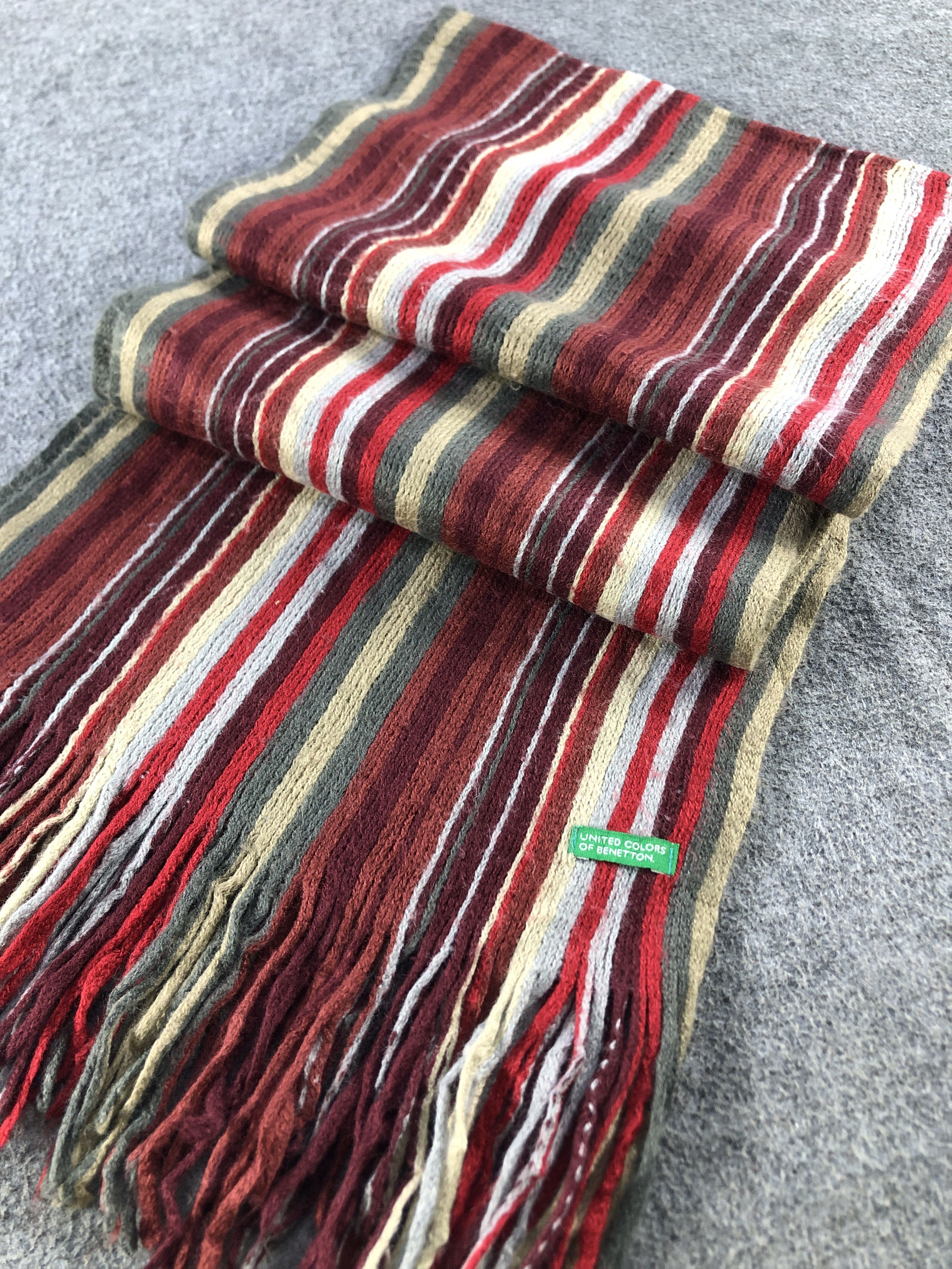 United Colors Of Benetton United Colors Of Benetton Scarf / Muffler / Neckwear P763 Size ONE SIZE - 3 Thumbnail