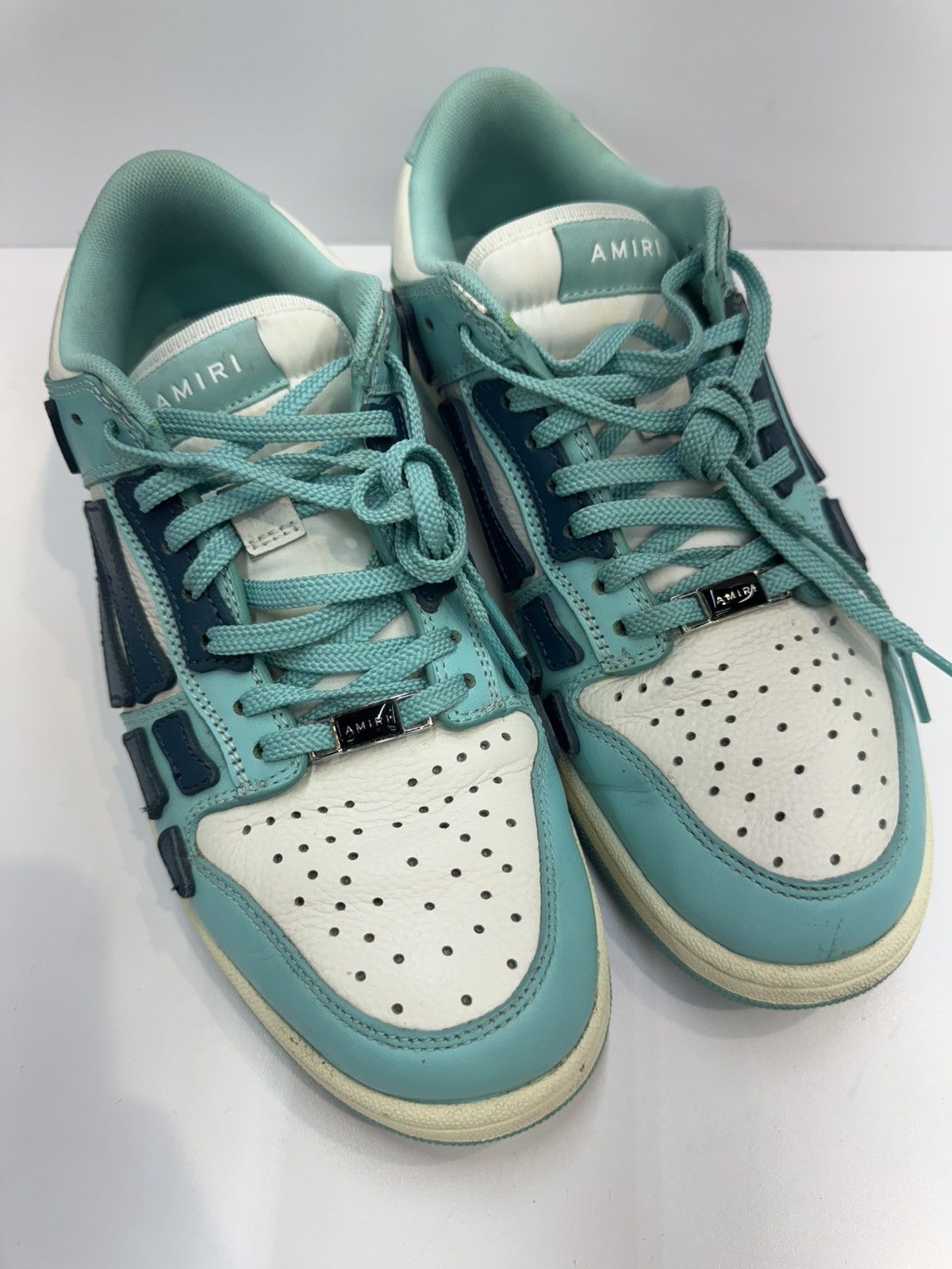 Amiri Amiri Skeleton Blue Gradient Low Top Sneaker Size US 9 / EU 42 - 4 Thumbnail