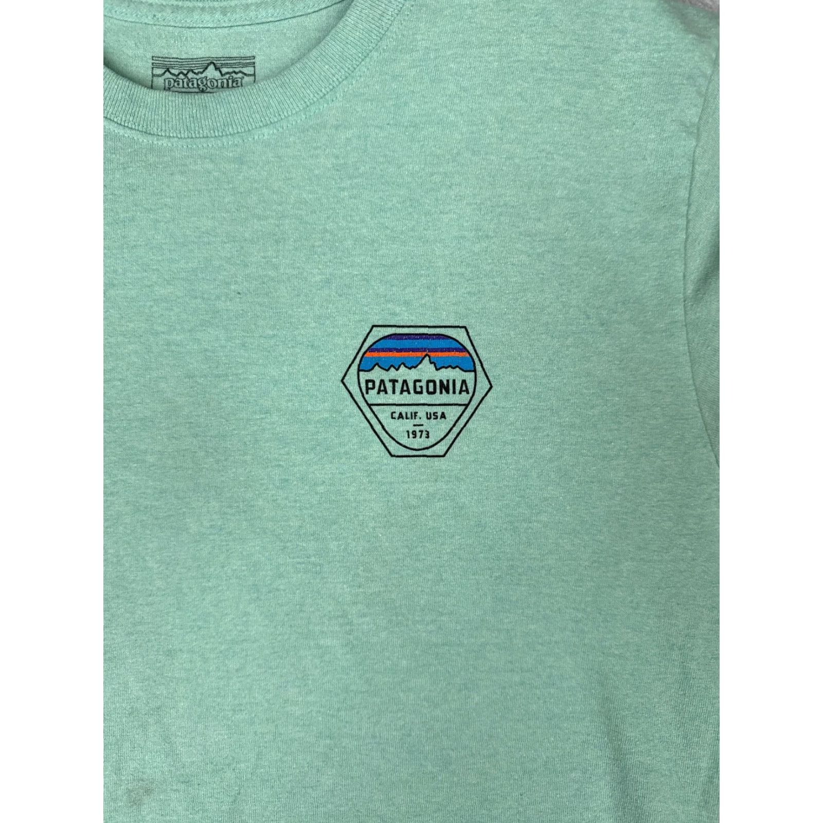 Patagonia Patagonia Shirt Men Medium Blue Teal Long Sleeve Crew Neck Cotton Blend READ Size US M / EU 48-50 / 2 - 6 Thumbnail