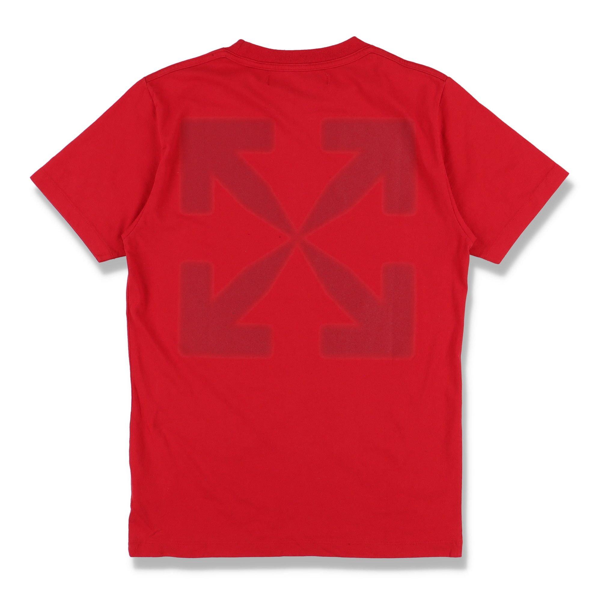 Off-White Red Blurred Mona Lisa Arrows T-Shirt Size US M / EU 48-50 / 2 - 5 Thumbnail