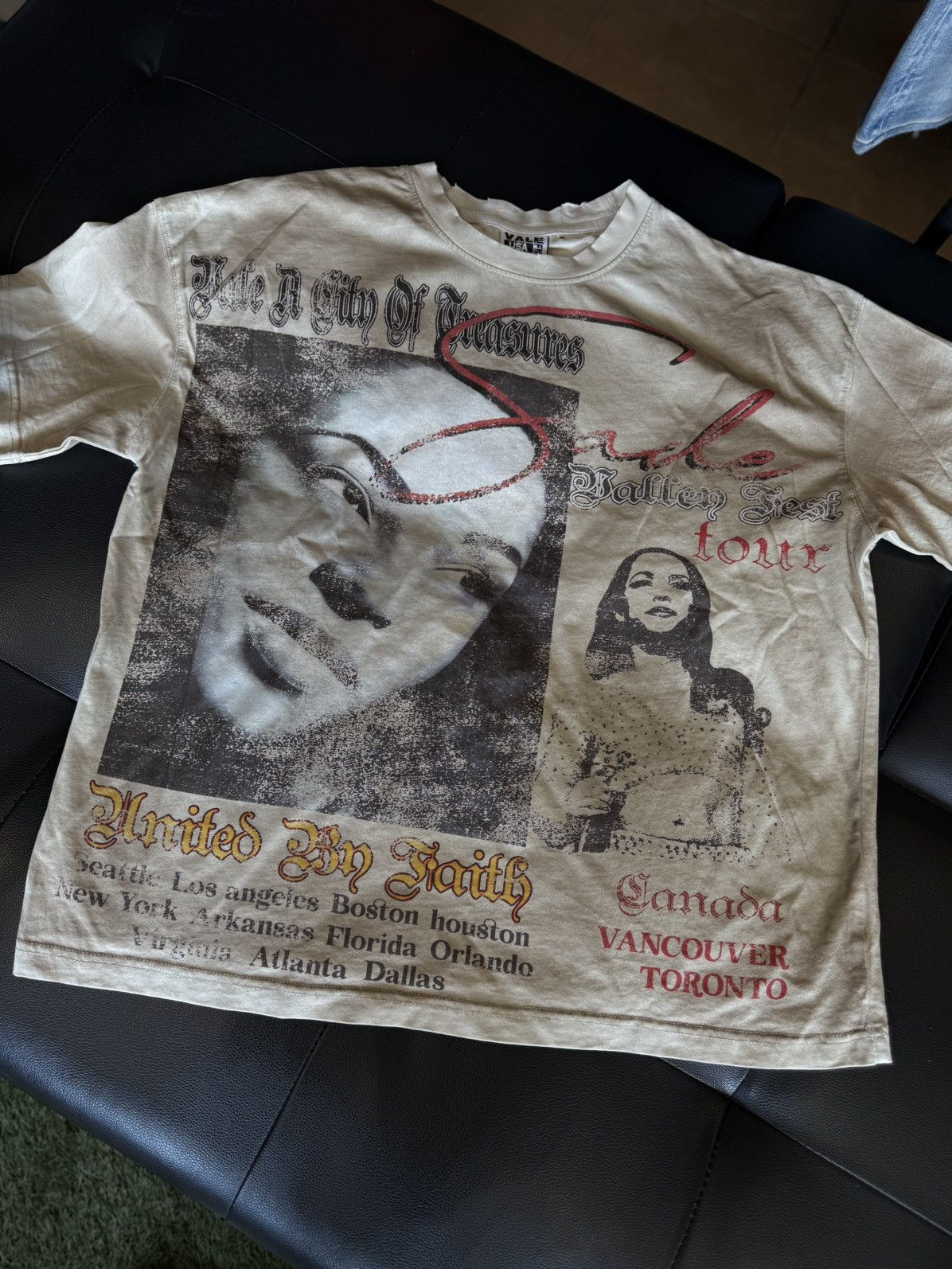 Vale Vale Valley Cream Tee Shirt Size Medium (NEW) Size US M / EU 48-50 / 2 - 5 Thumbnail