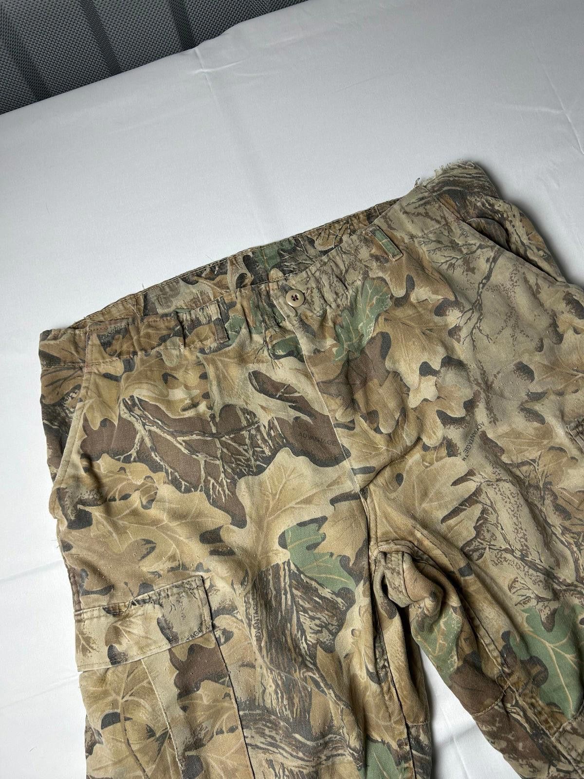 Realtree Real Tree Camo Heavyweight Cargo Trousers Hunting Hiking Size US 38 / EU 54 - 2 Thumbnail