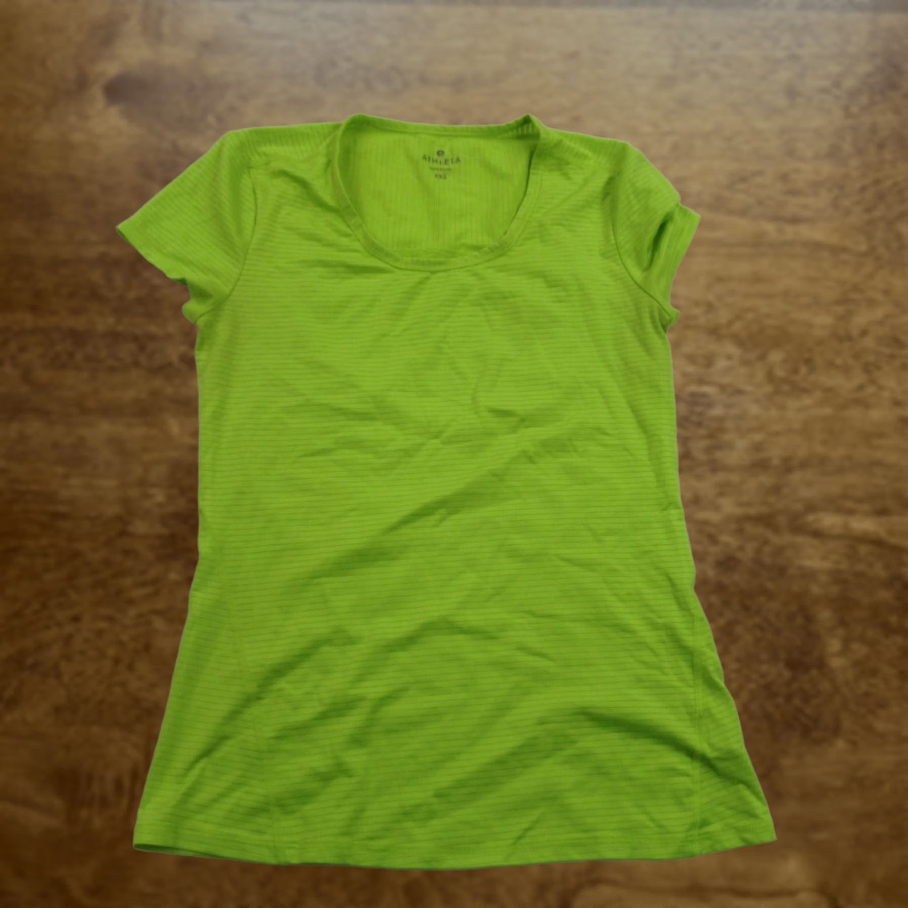 Athleta Athleta Top Womens 2XS Short Sleeve Neon Green Lightweight Workout Gym Casual Shirt Womens Size XXS / US 00 / IT 34 - 1 Thumbnail