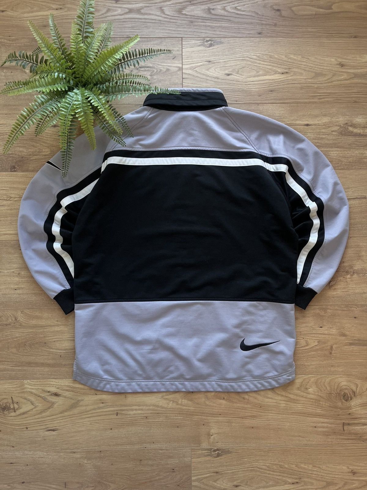 Nike 90’s NIKE MULTILOGO RETRO SWOOSH Y2K RARE TRACK JACKET Size US L / EU 52-54 / 3 - 2 Thumbnail
