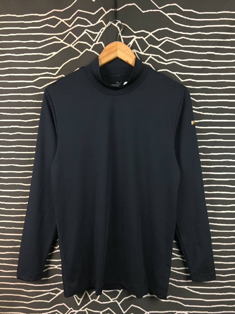 Puma PUMA Bodywear Mock Neck Long Sleeve Base Layer Size US S / EU 44-46 / 1 - 1 Thumbnail