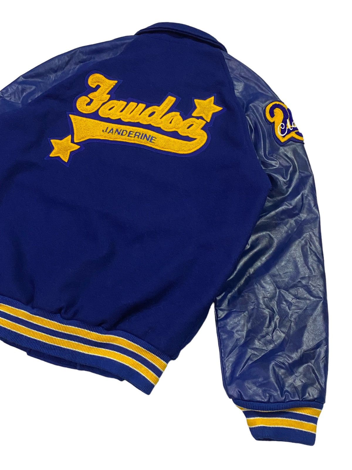 Vintage Vintage J.Faudoa Wool Varsity Jacket Size US S / EU 44-46 / 1 - 20 Thumbnail