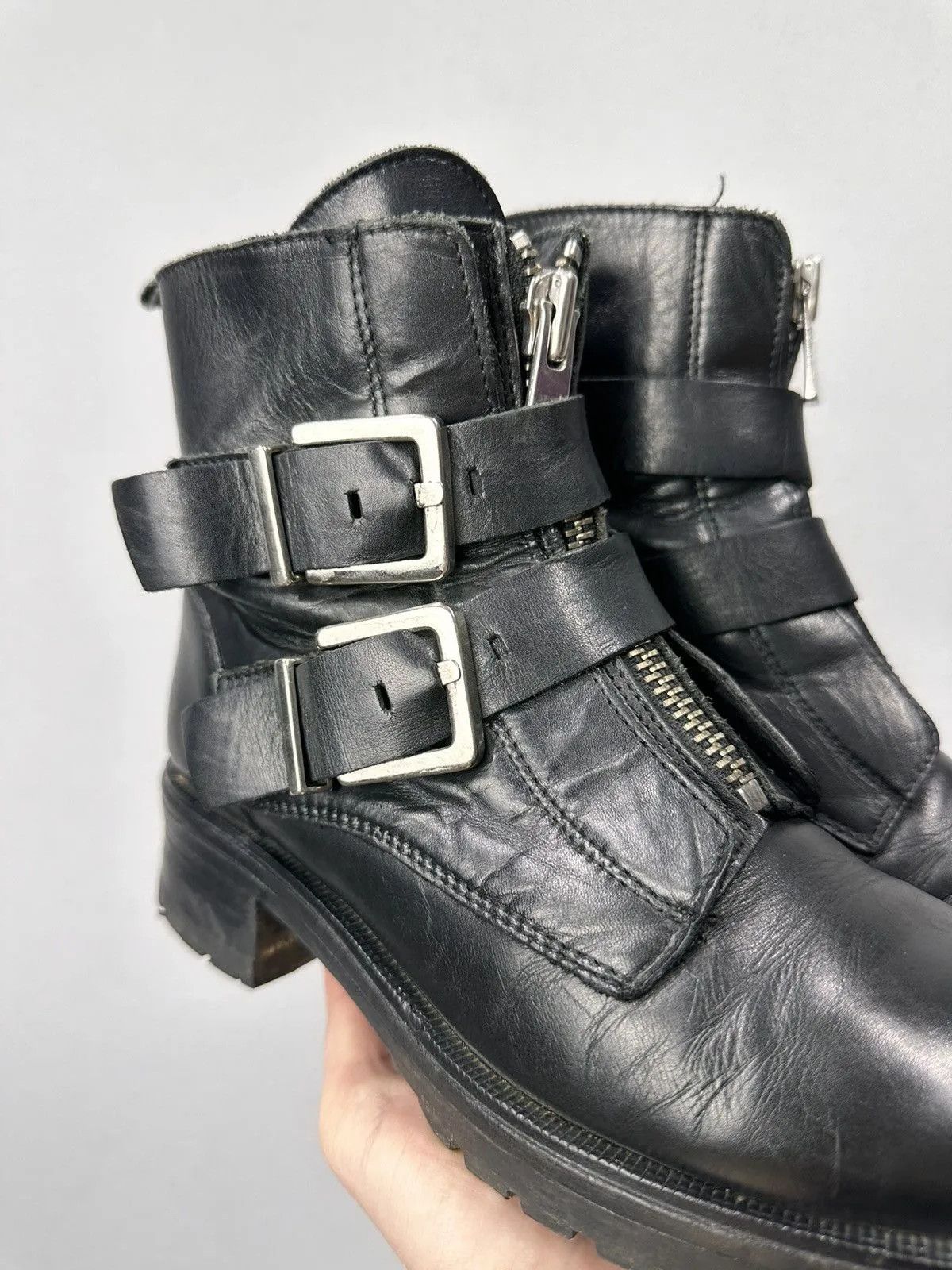 A.S.98 Metal Zip A.S. 98 Leather Boots Vintage High Streetwear Size US 8 / IT 38 - 5 Thumbnail