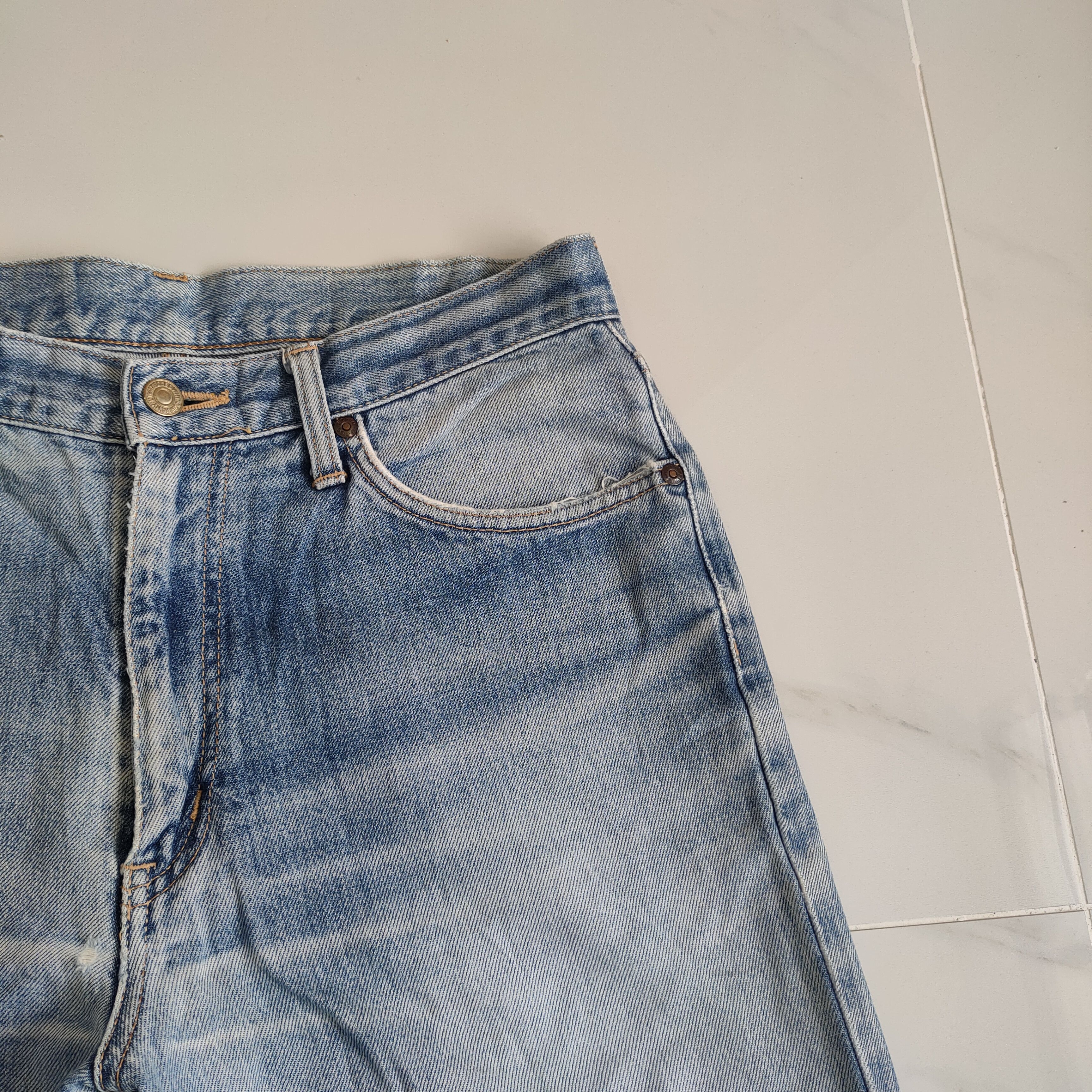 Edwin VINTAGE EDWIN MUD WASHED BLUE JEAN DENIM PANTS Size US 32 / EU 48 - 5 Thumbnail