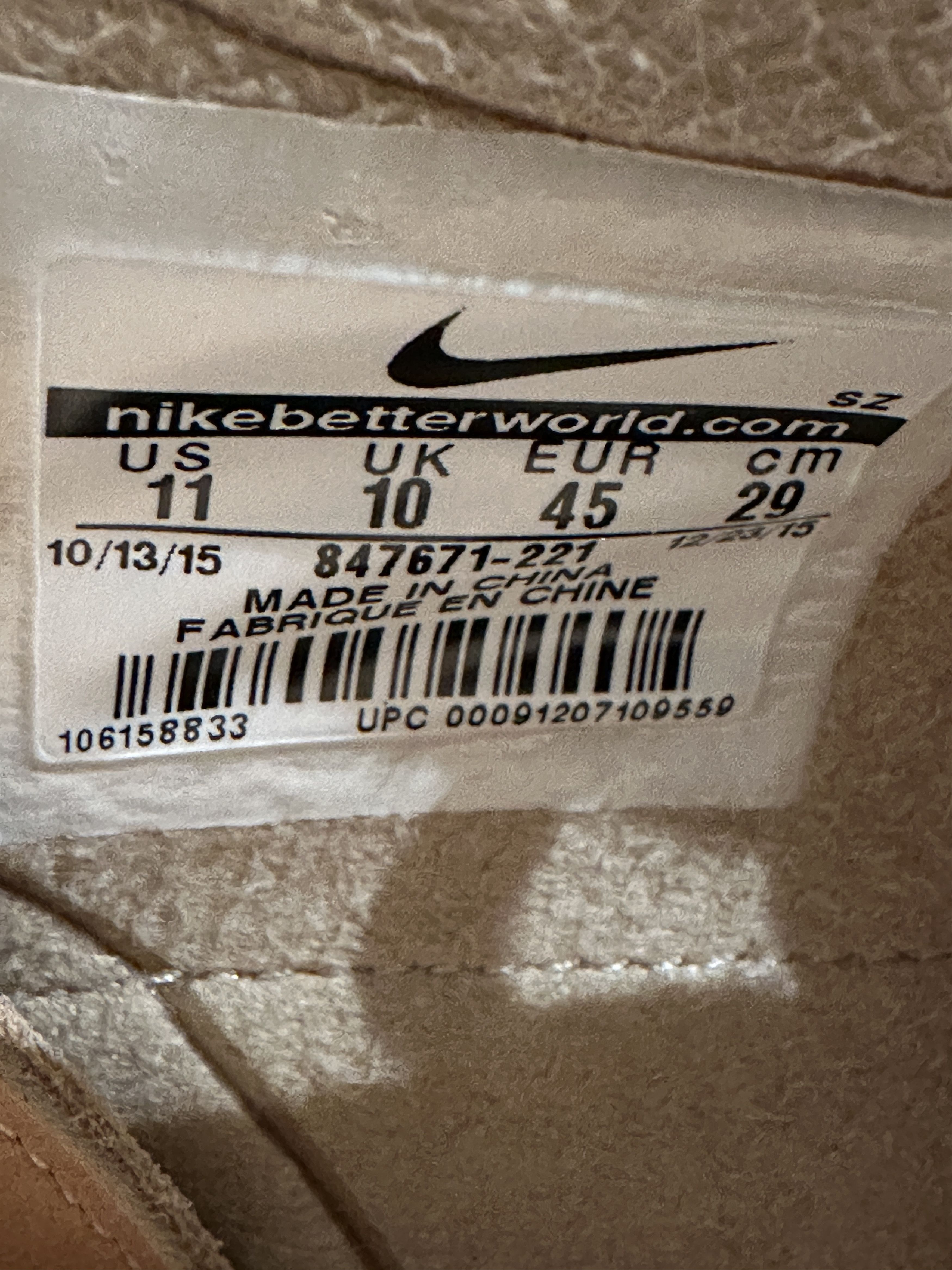 Nike BRAND NEW *RARE* NIKELAB – AIR MAX 1 “ROYAL LINEN” SZ 11 Size US 11 / EU 44 - 9 Thumbnail