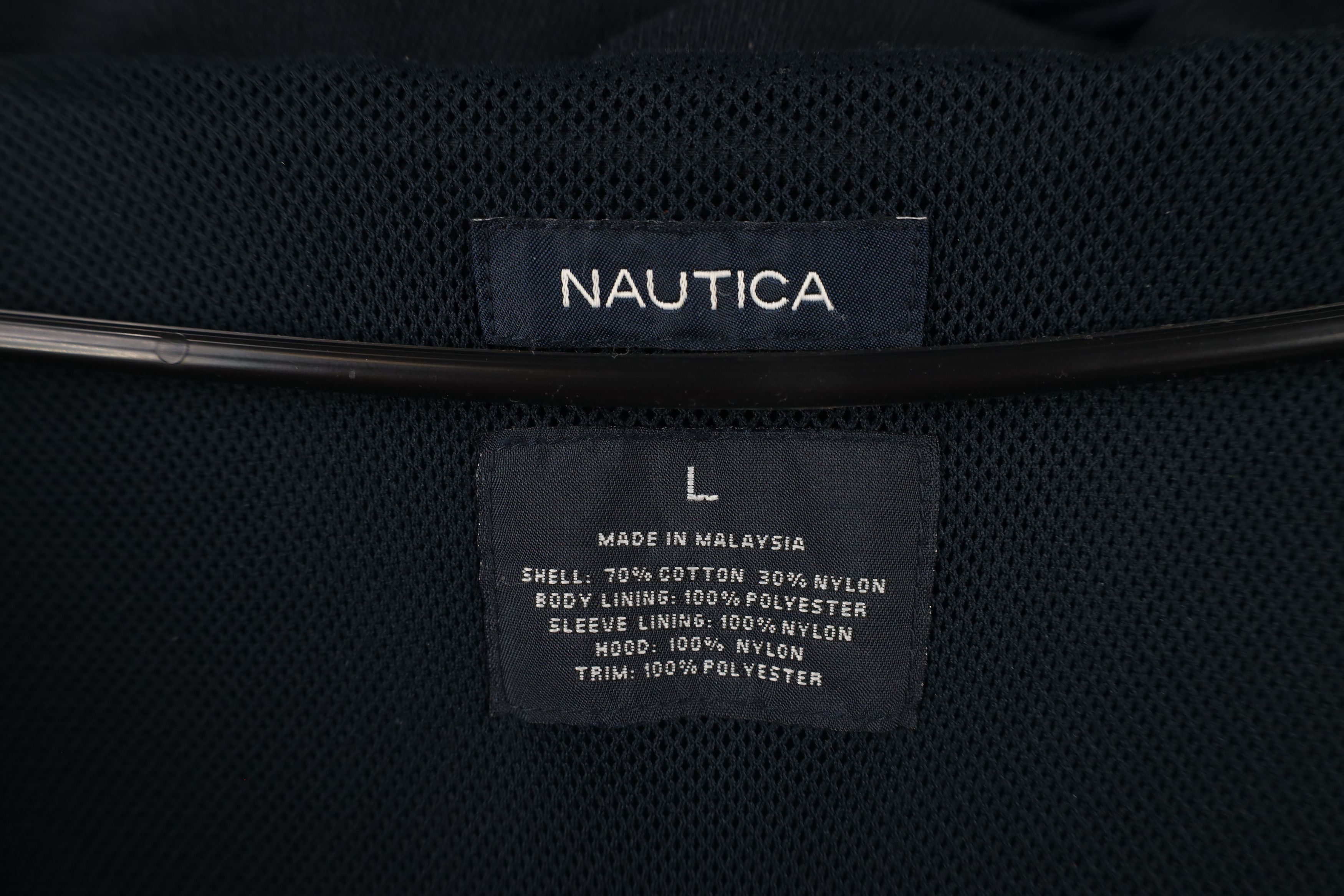 Nautica × Vintage Vintage 90s Nautica Hooded Sailing Windbreaker Jacket Size US L / EU 52-54 / 3 - 10 Thumbnail