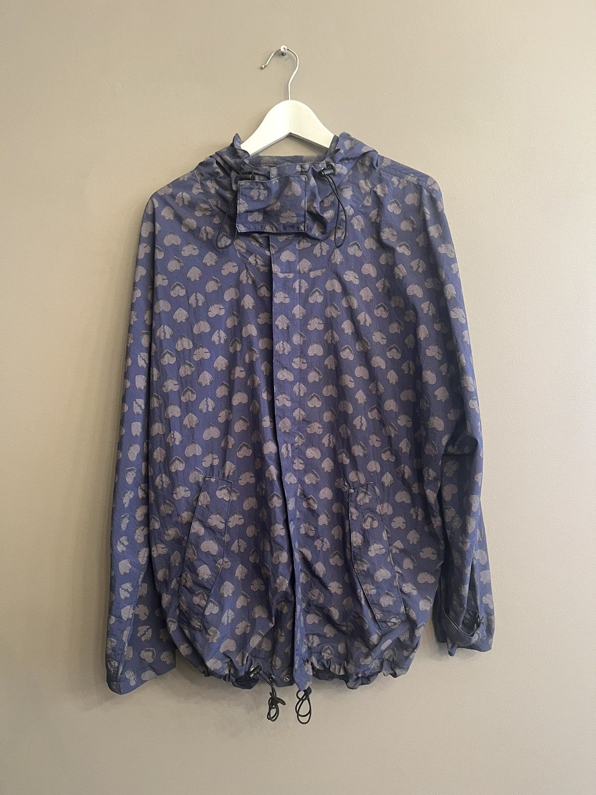 Image of Acne Studios Jarman ‘Broken Hearts’ Jacket in Blue, Men's (Size Small)