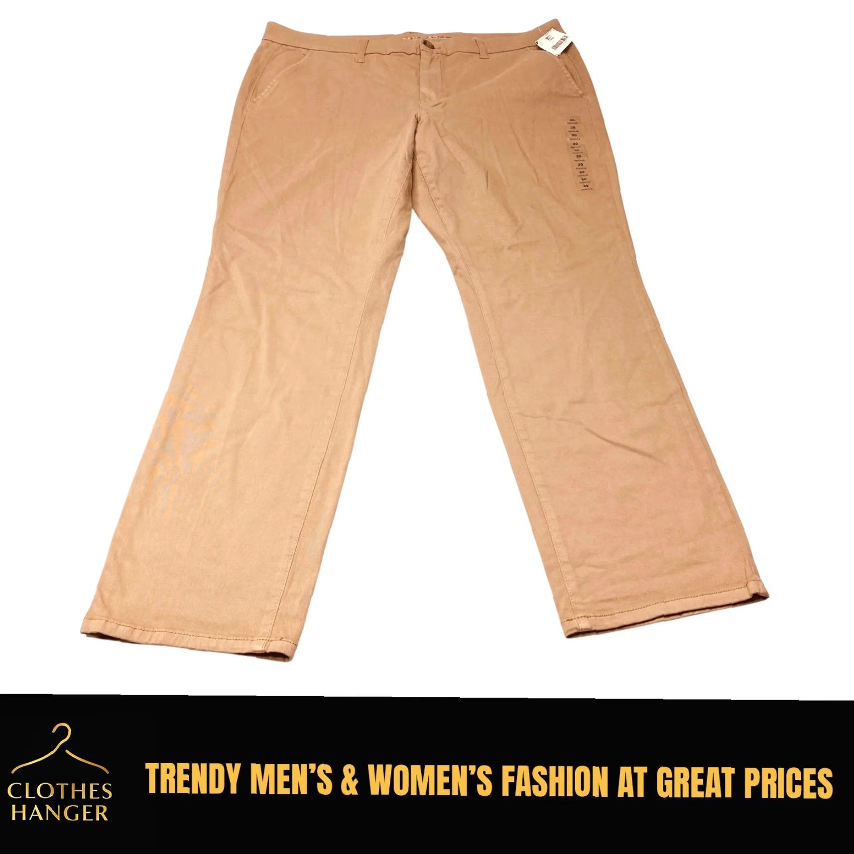 American Eagle Outfitters American Eagle Stretch Skinny Pants Beige Chino Womens 8 29 NEW Size 42" / US 20 - 2 Thumbnail