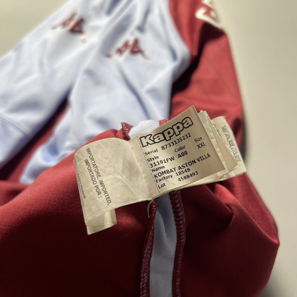 Kappa × Vintage ASTON VILLA KAPPA 2020/2021 SOCCER HOME JERSEY #10 GREALISH Size US XXL / EU 58 / 5 - 11 Thumbnail