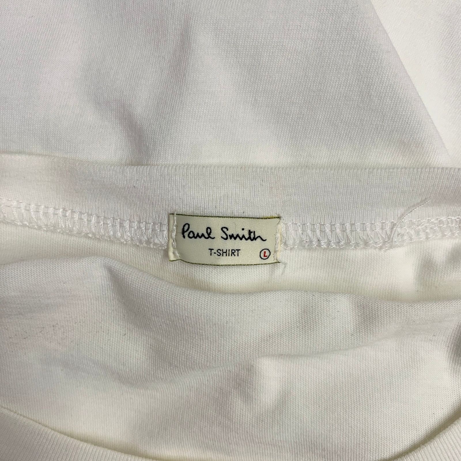 Paul Smith Size L White Multi Color Zebra Cotton Short Sleeve T-shirt Size US L / EU 52-54 / 3 - 4 Thumbnail