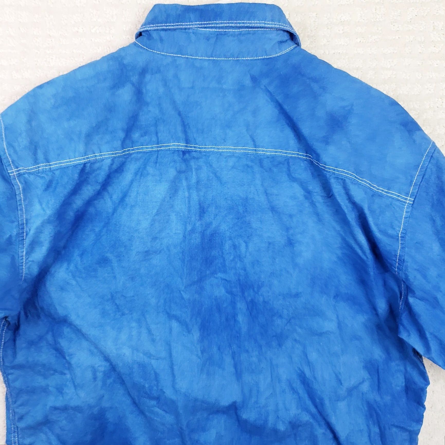 Vintage Pete Huntington Bali Hawaiian Button-Up Shirt M Blue Short Sleeve Men's Regular Cotton Relaxed Size US M / EU 48-50 / 2 - 7 Thumbnail