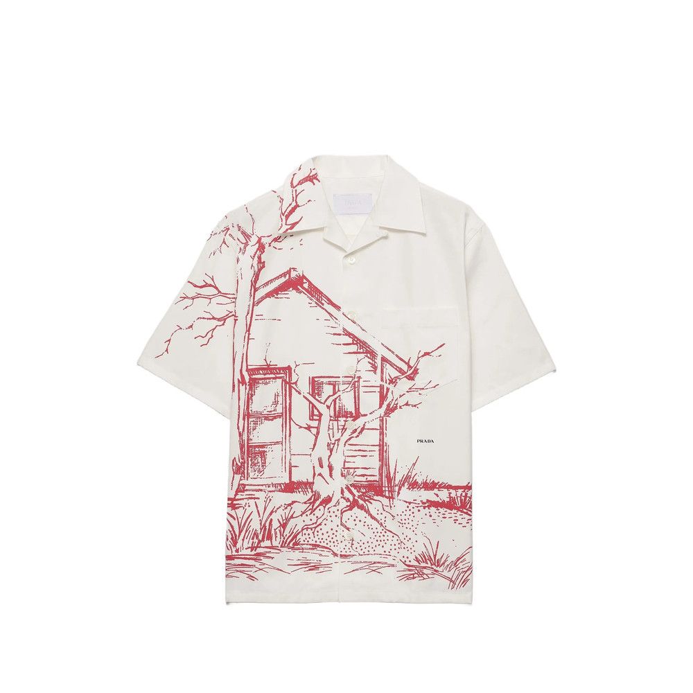 Prada Prada WHITE Shirts Size US L / EU 52-54 / 3 - 1 Thumbnail