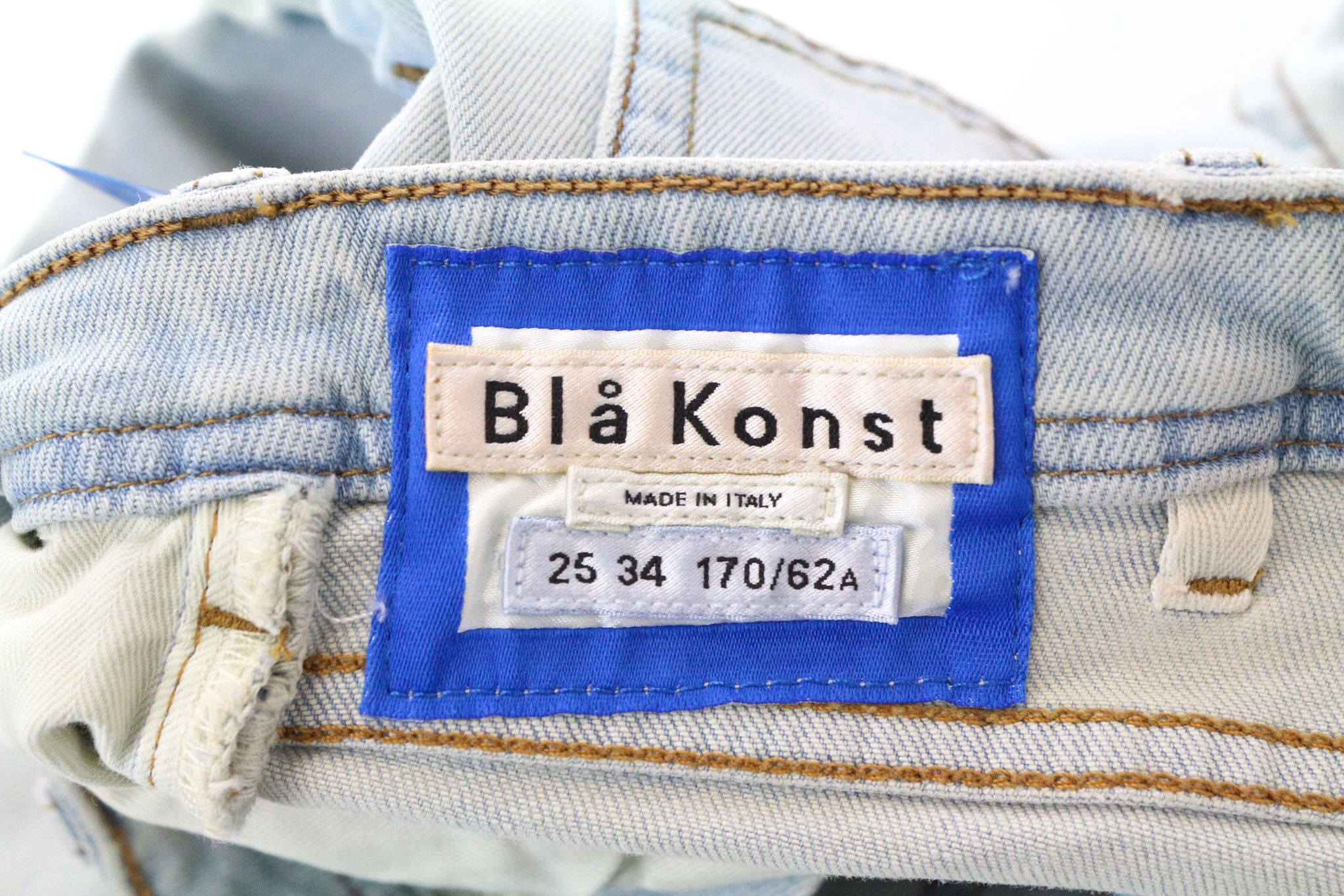 Acne Studios CLIMB W25/L34 Light Blue Skinny Stretch Jeans 73974 Size 25" / US 0 / IT 36 - 6 Thumbnail