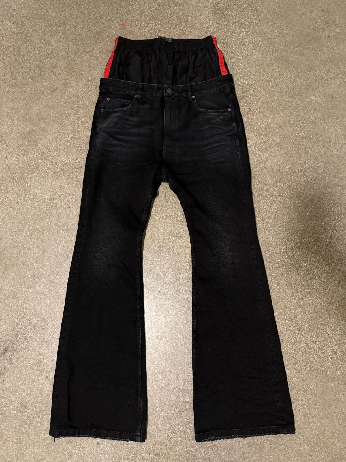 Bootcut Black 【関税＆送料込み】Balenciaga Jeans Cotton