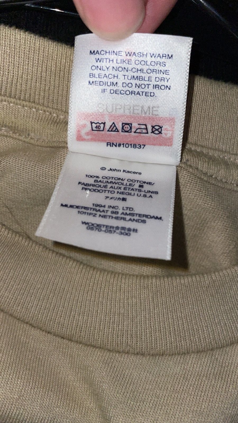 Supreme Supreme Sticker Tee Size US S / EU 44-46 / 1 - 4 Thumbnail