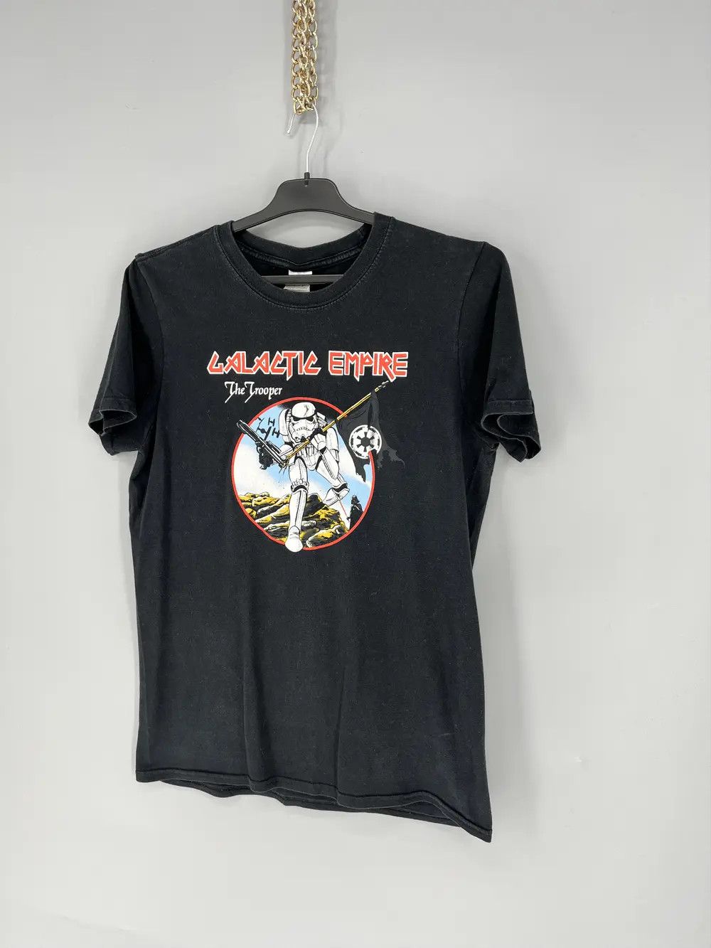 Band Tees VINTAGE STAR WARS x IRON MAIDEN THE TROOPER PROMO TEES Size US M / EU 48-50 / 2 - 3 Thumbnail