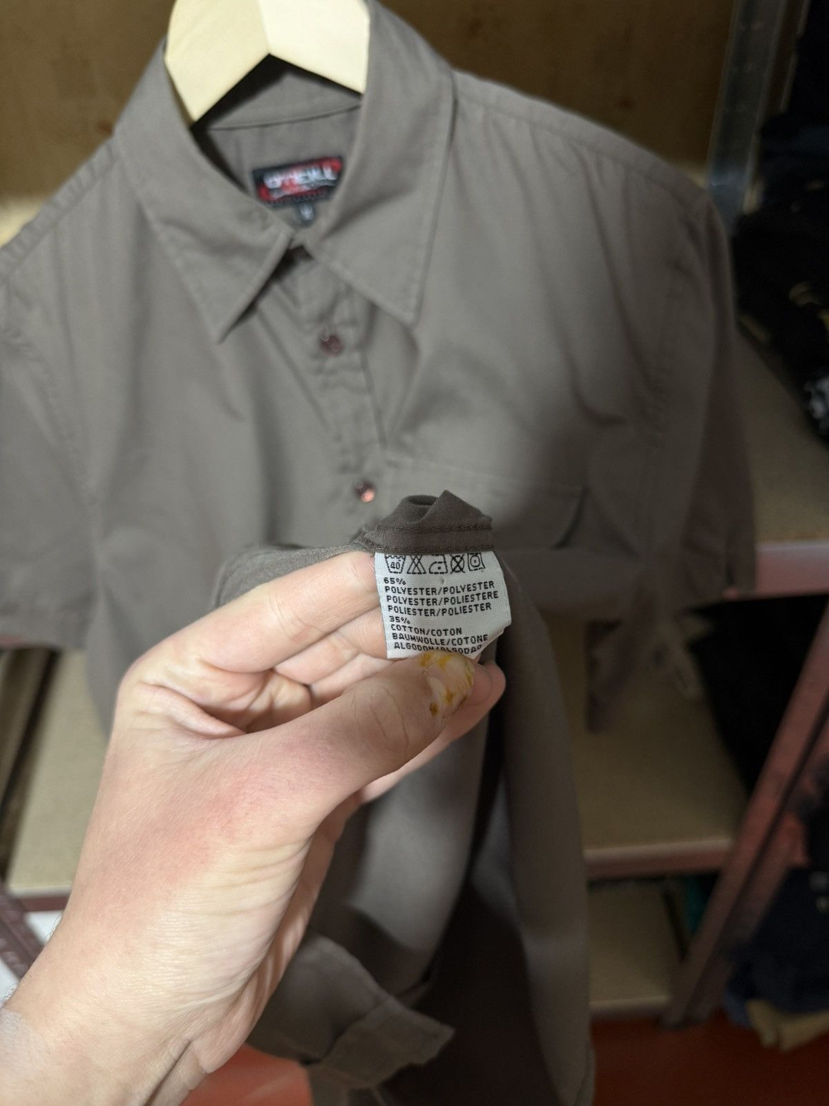 O'Neill × Vintage 🏄‍♂️ Vintage 90’s Surf Brand O’Neill Logo Button Shirt Y2K Hype Size US M / EU 48-50 / 2 - 6 Thumbnail