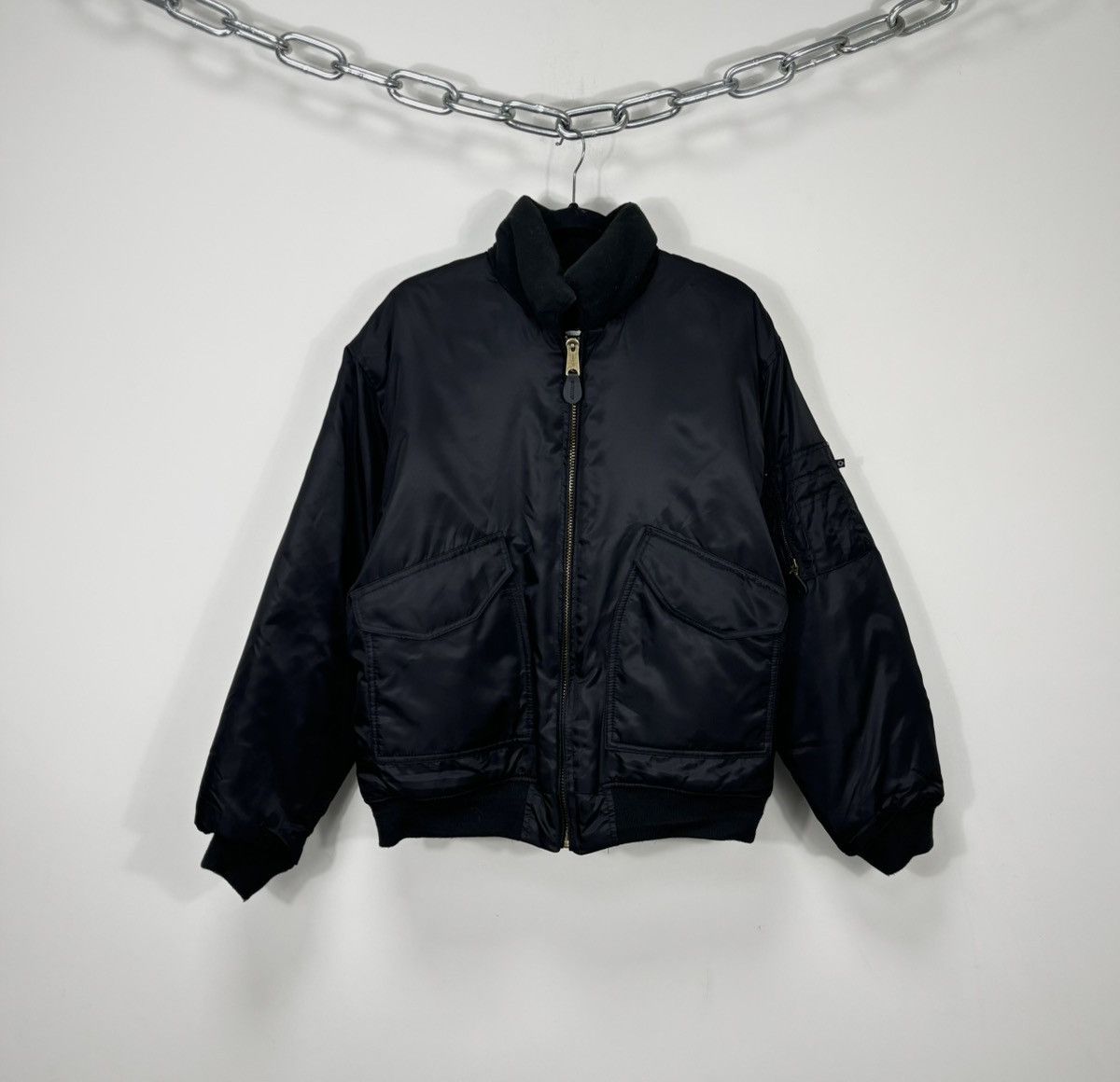 Vintage Vintage CWU-36/P US Air Force Military Flight Bomber Jacket Size US L / EU 52-54 / 3 - 1 Thumbnail
