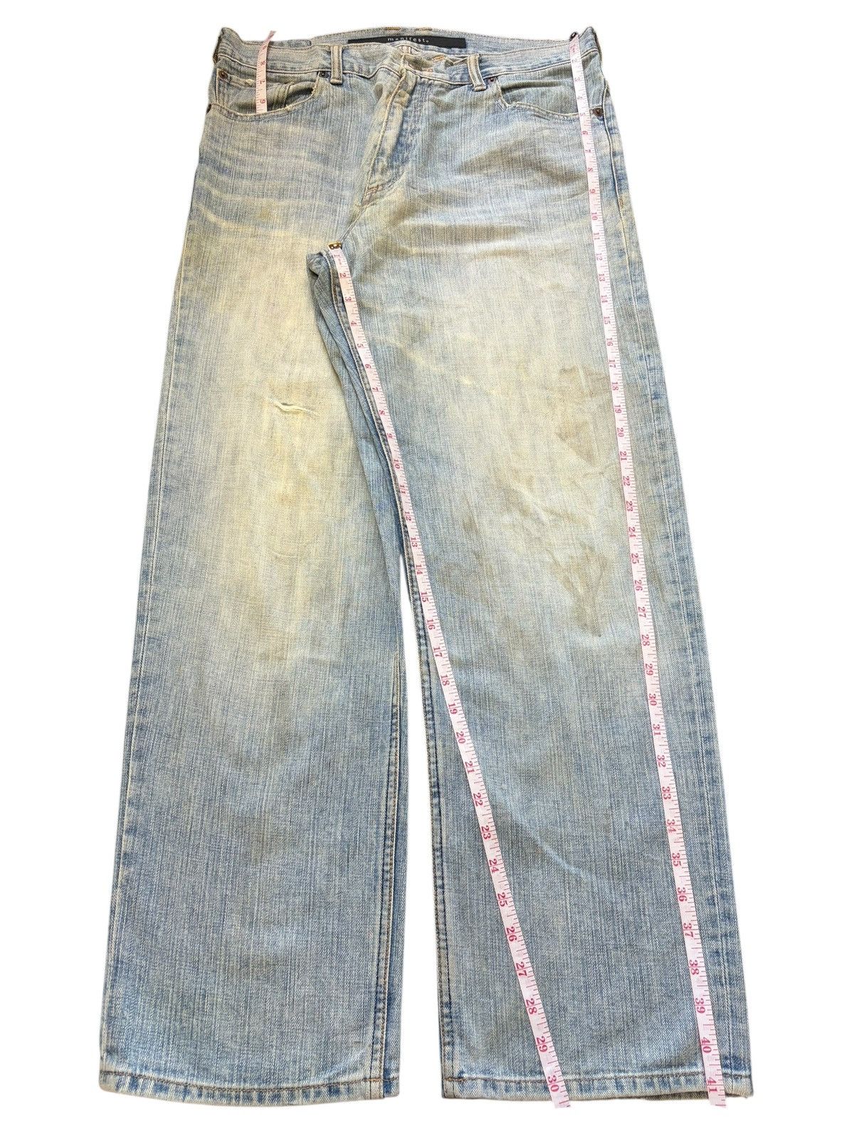 Fubu Vintage Japanese Brand Mud Wash Distress Baggy Jeans Size US 33 - 7 Thumbnail