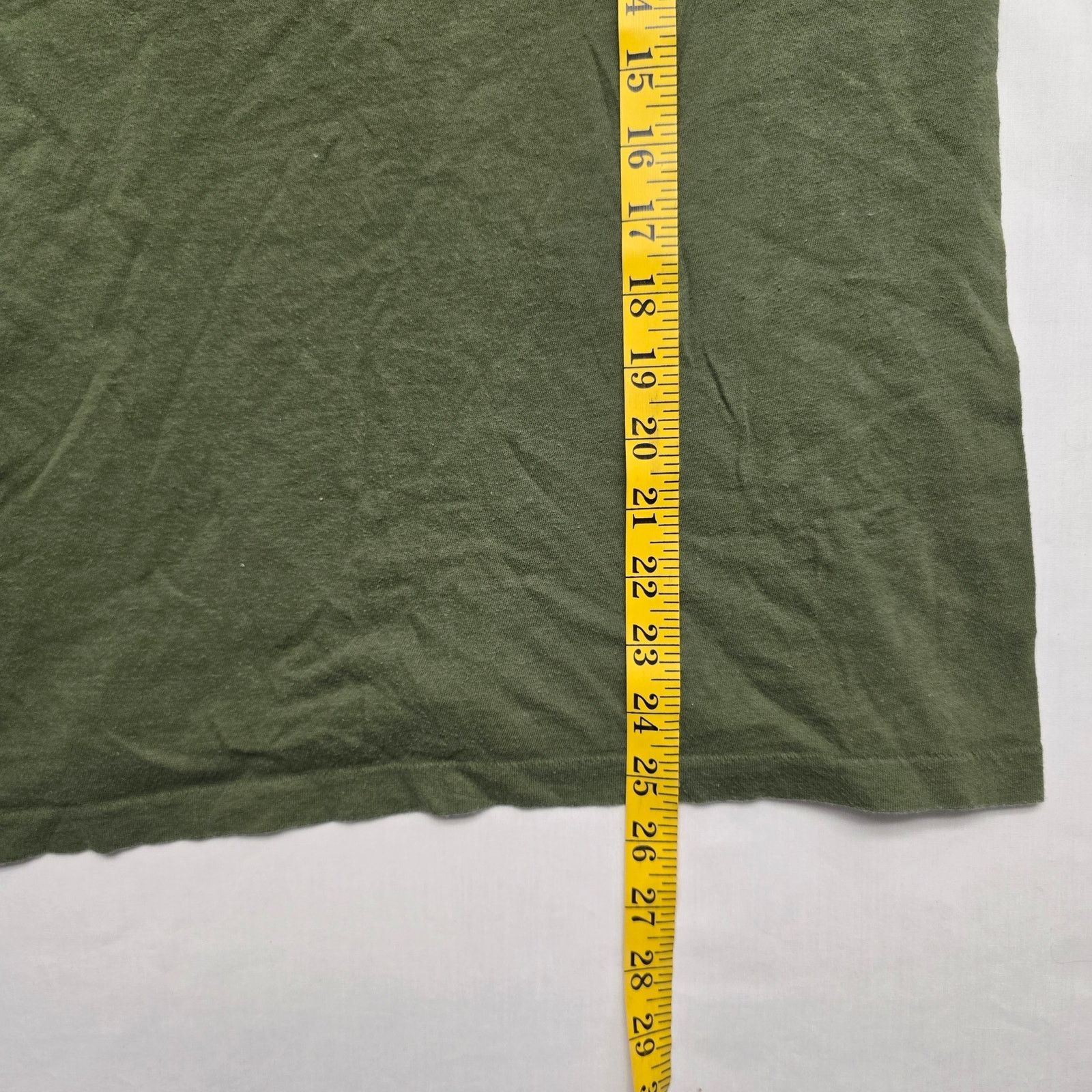 Vintage Vintage Blank Shirt Mens Small Green Single Stitch Plain Tee Size US S / EU 44-46 / 1 - 6 Thumbnail