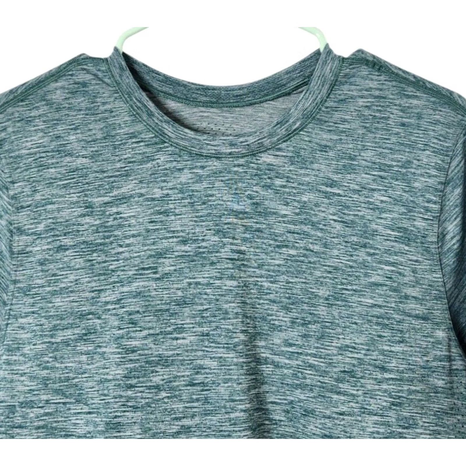 Lululemon Lululemon Mens Crewneck T-Shirt Short Sleeve Tee Breathable Green Size US M / EU 48-50 / 2 - 3 Thumbnail