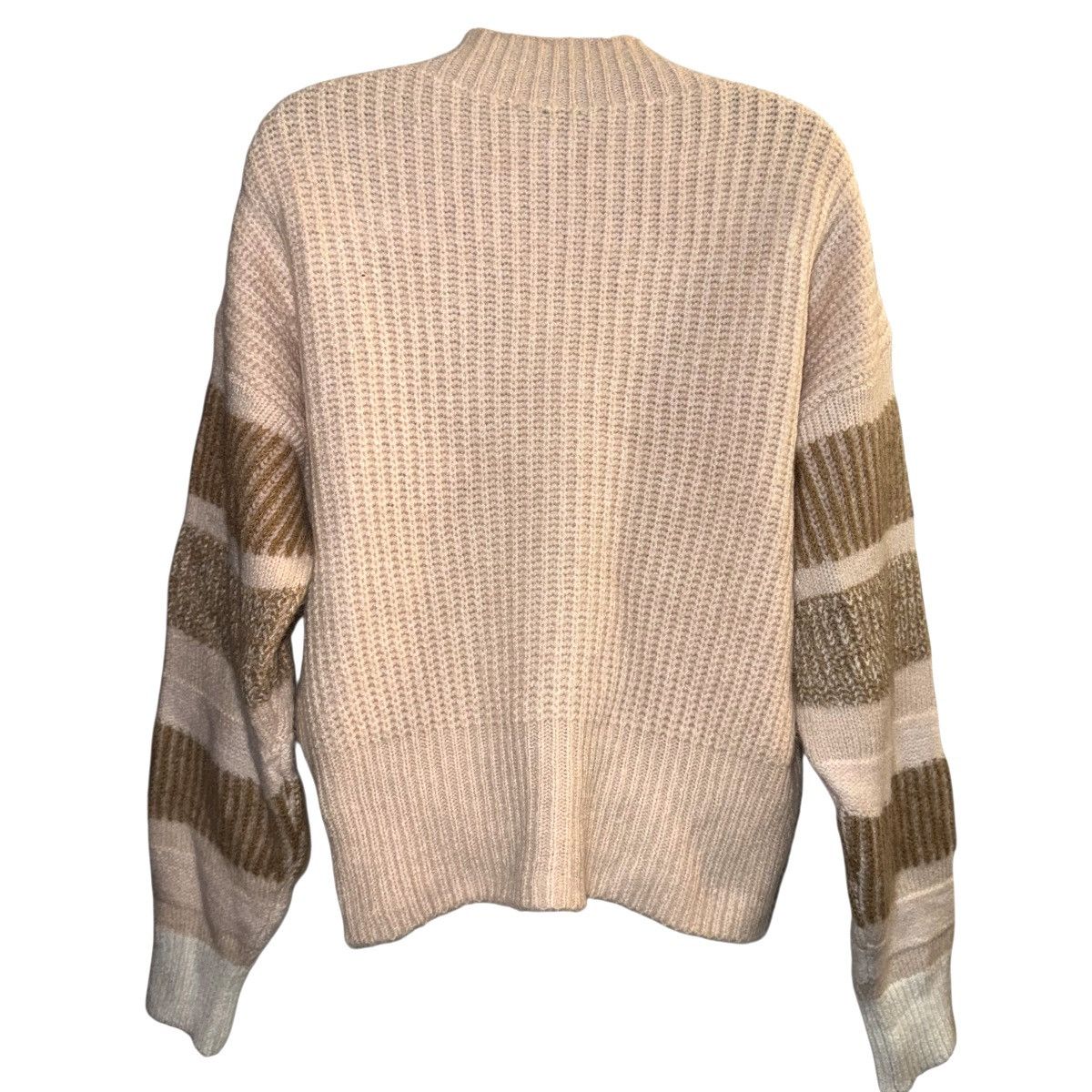Topshop TopShop beige and tan slouchy striped sweater Size M / US 6-8 / IT 42-44 - 6 Thumbnail