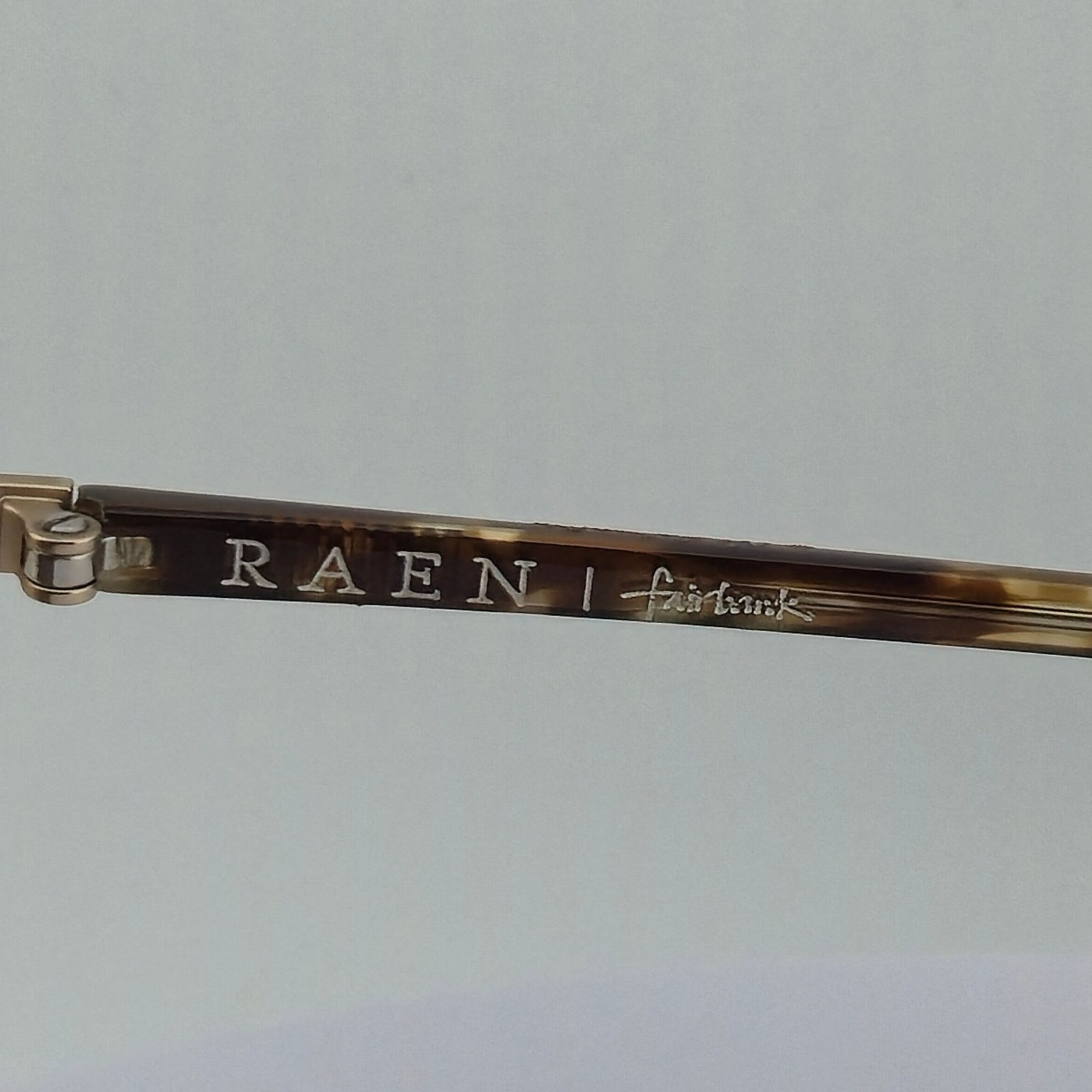RAEN RAEN Fairbank Brindle Tortoise Round Sunglasses Handmade USA Size ONE SIZE - 7 Thumbnail