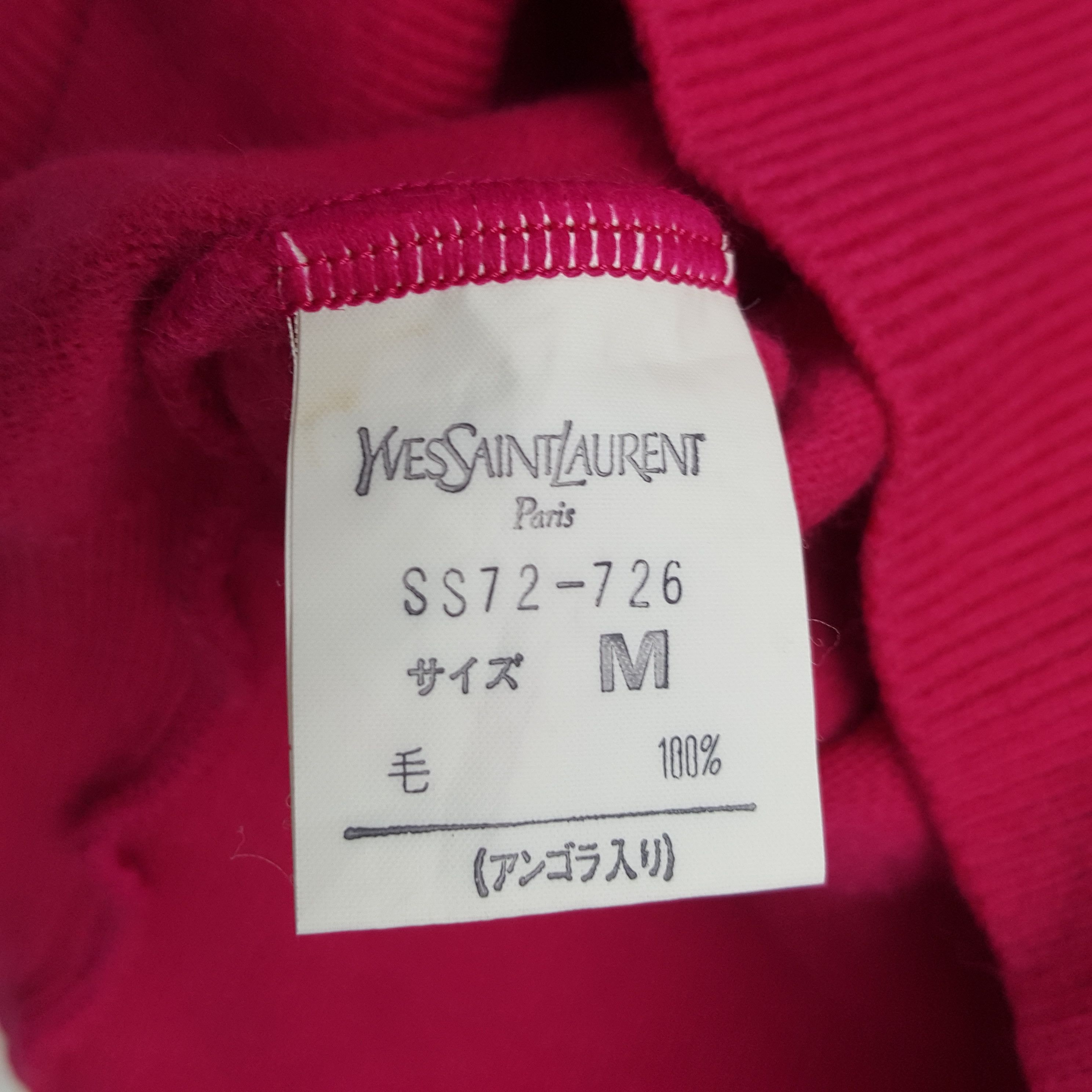 Vintage × Yves Saint Laurent Vintage Yves Saint Laurent Paris Sweatshirt Size M / US 6-8 / IT 42-44 - 7 Thumbnail